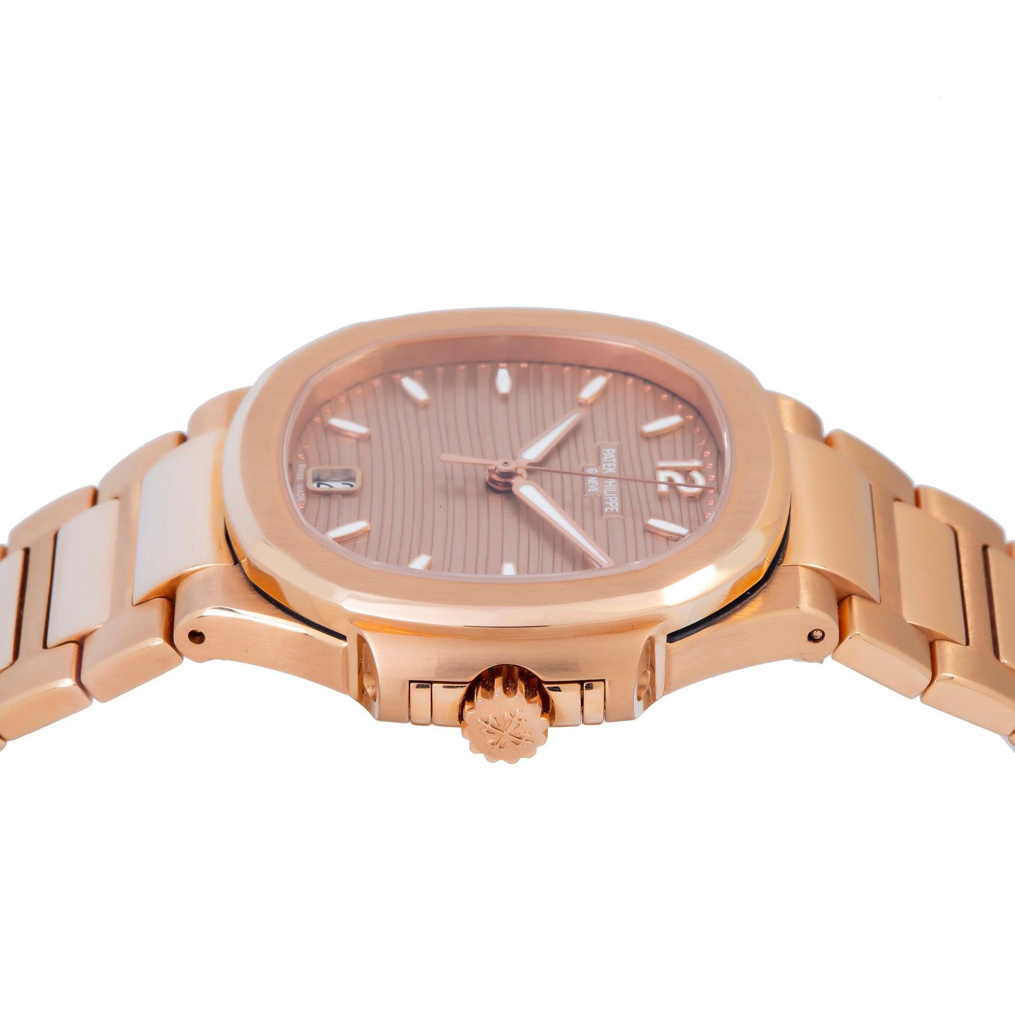 Patek Philippe Nautilus 7118/1R-010 35.2MM Golden Brown Opaline Dial