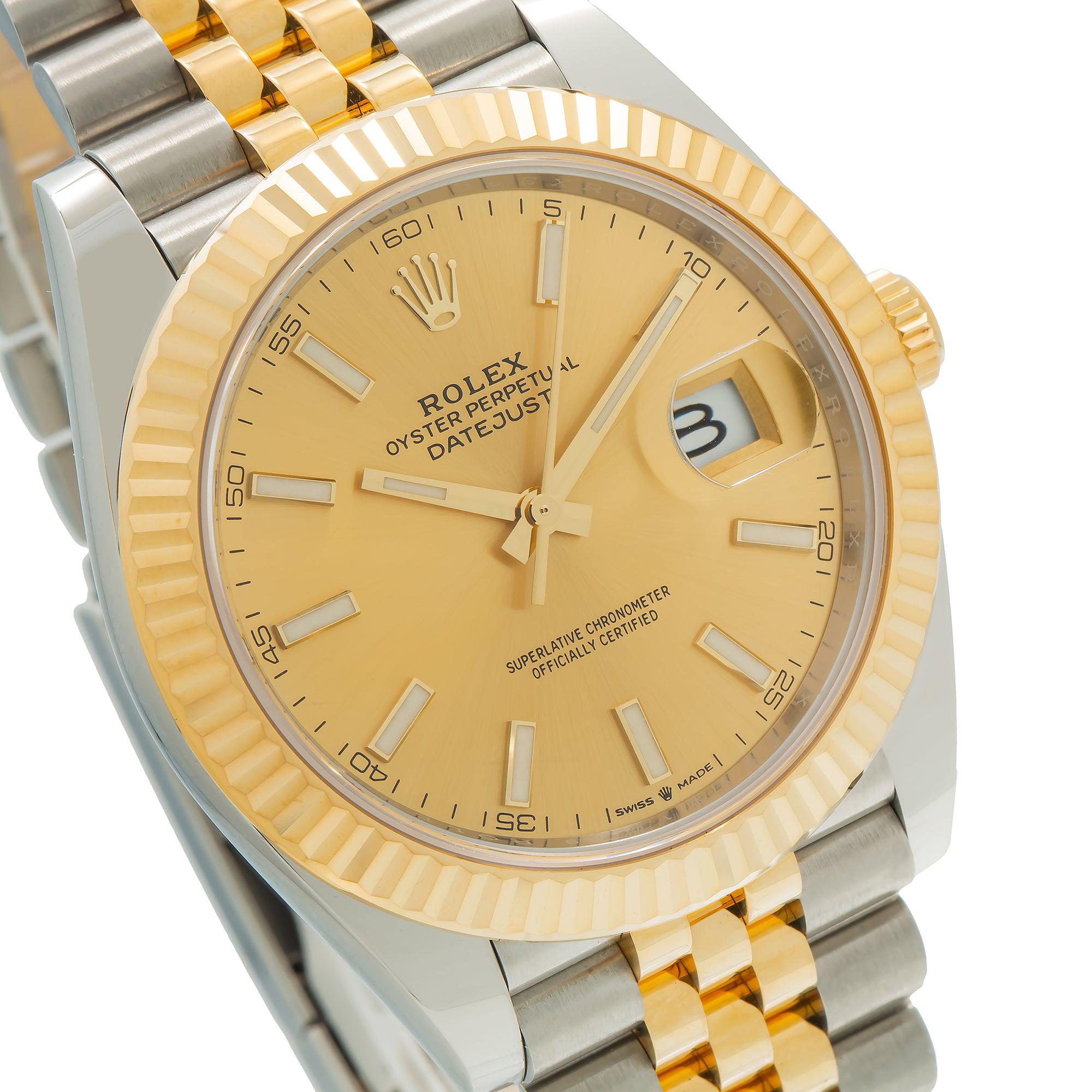 Rolex Datejust 126333 41MM Champagne Dial With Two Tone Jubilee Bracelet