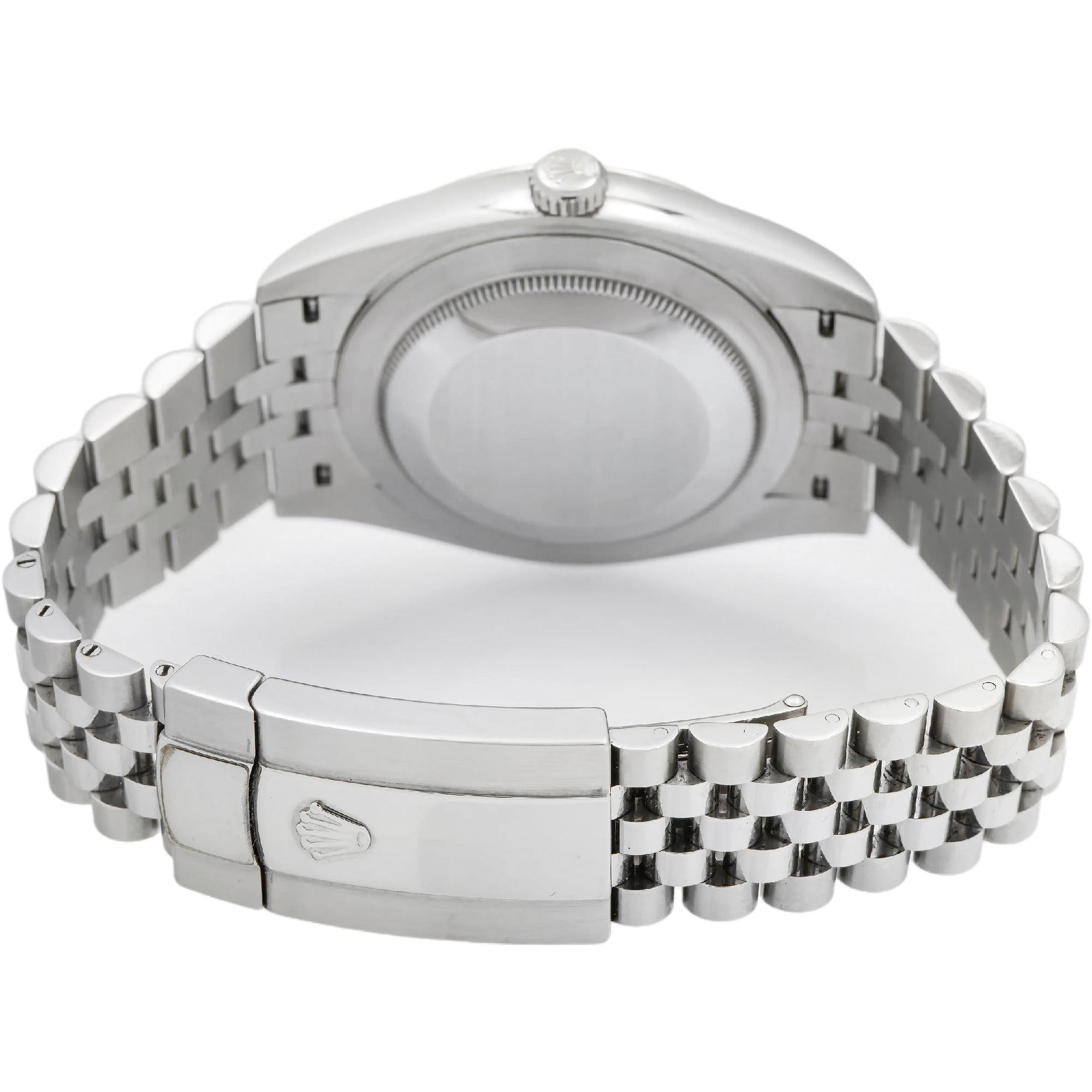 Rolex Steel Datejust 126300 41MM Wimbledon Dial With Jubilee Bracelet