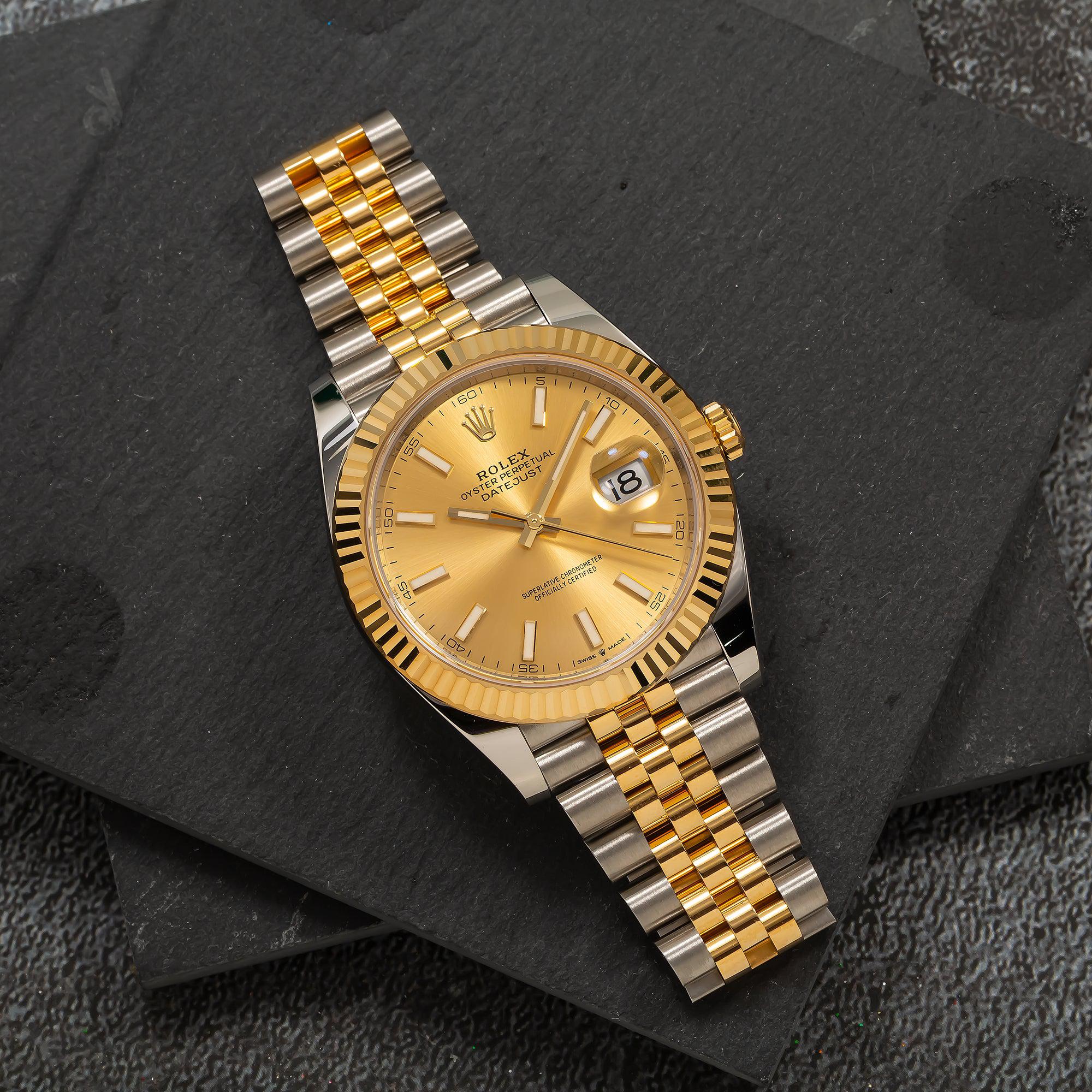 Rolex Datejust 126333 41MM Champagne Dial With Two Tone Jubilee Bracelet