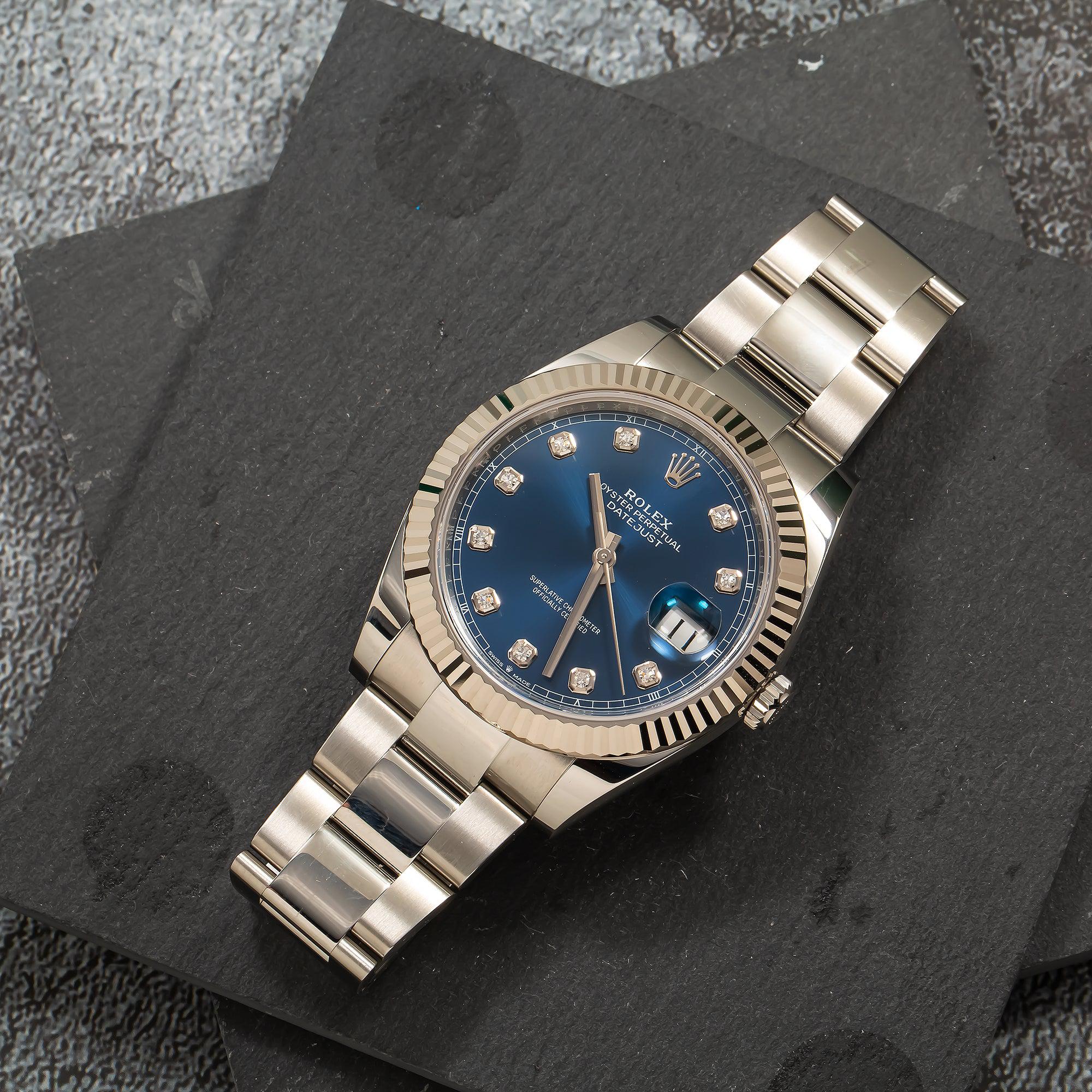 Rolex Datejust 126334 41MM Blue Diamond Dial