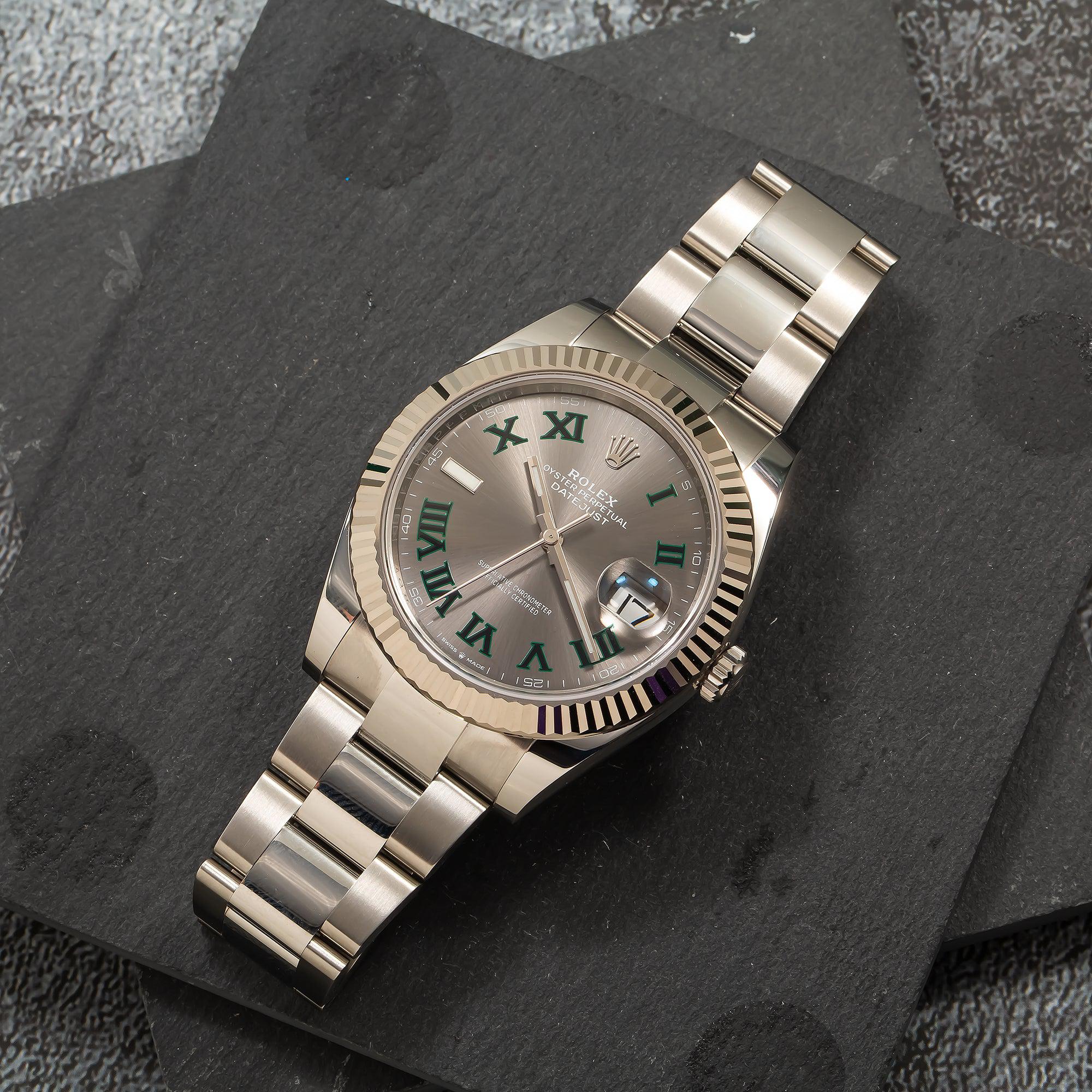 Rolex Datejust 126334 41MM Wimbeldon Slate Dial