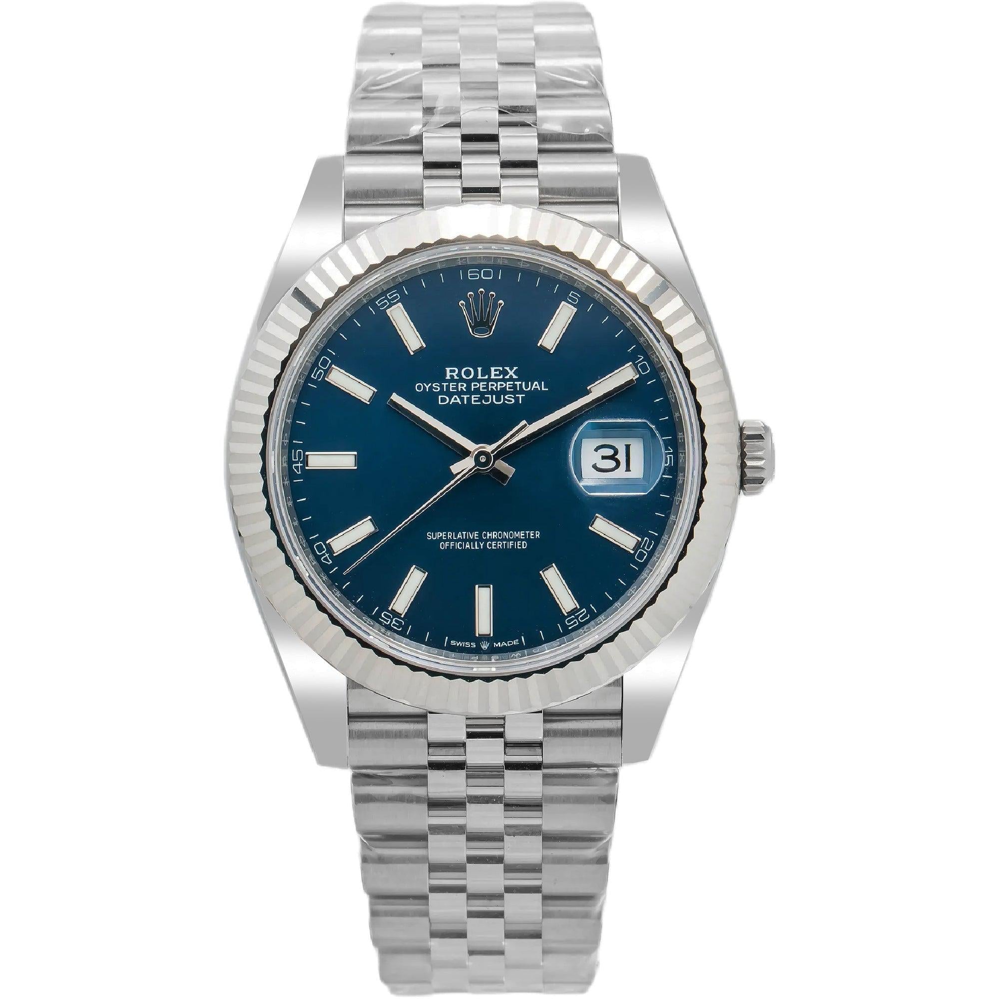Rolex Datejust 126334 41MM Blue Dial With Jubilee Bracelet