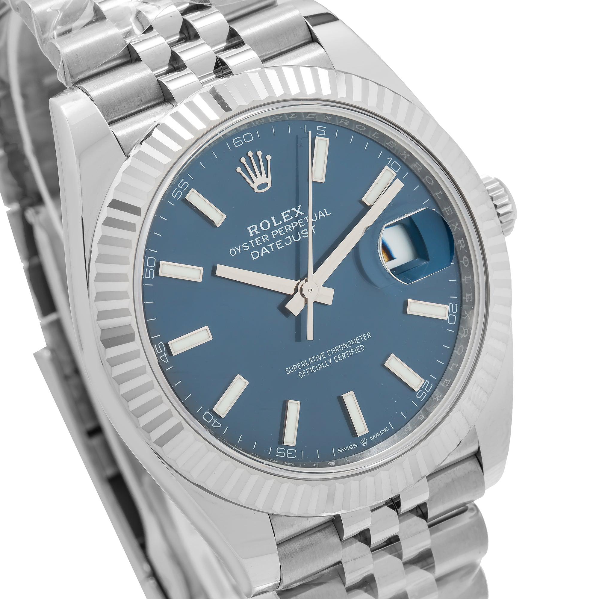 Rolex Datejust 126334 41MM Blue Dial With Jubilee Bracelet