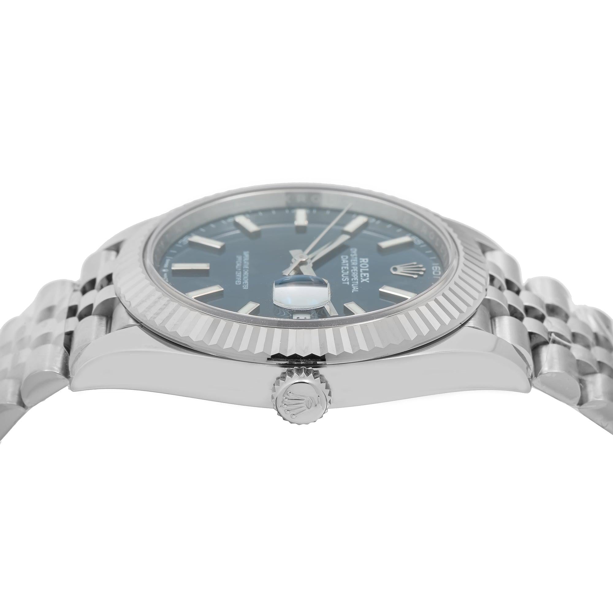 Rolex Datejust 126334 41MM Blue Dial With Jubilee Bracelet