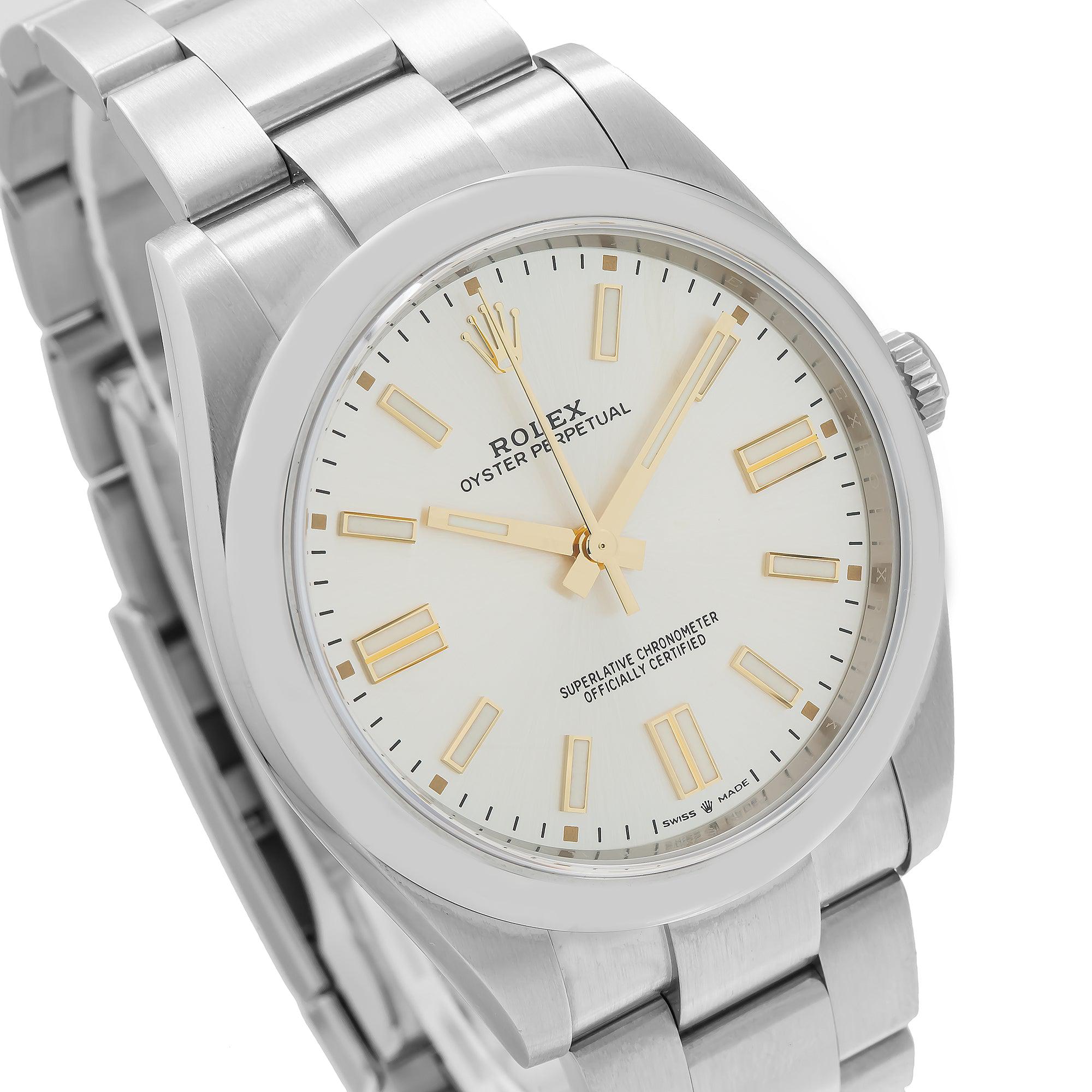 Rolex Oyster Perpetual 124300 41MM Silver Dial With Stainless Steel Oyster Bracelet