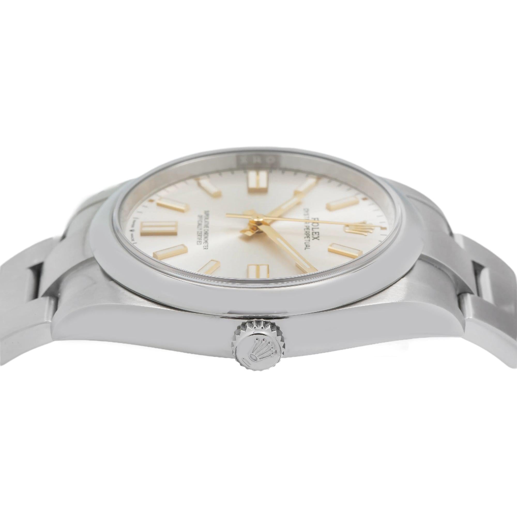 Rolex Oyster Perpetual 124300 41MM Silver Dial With Stainless Steel Oyster Bracelet