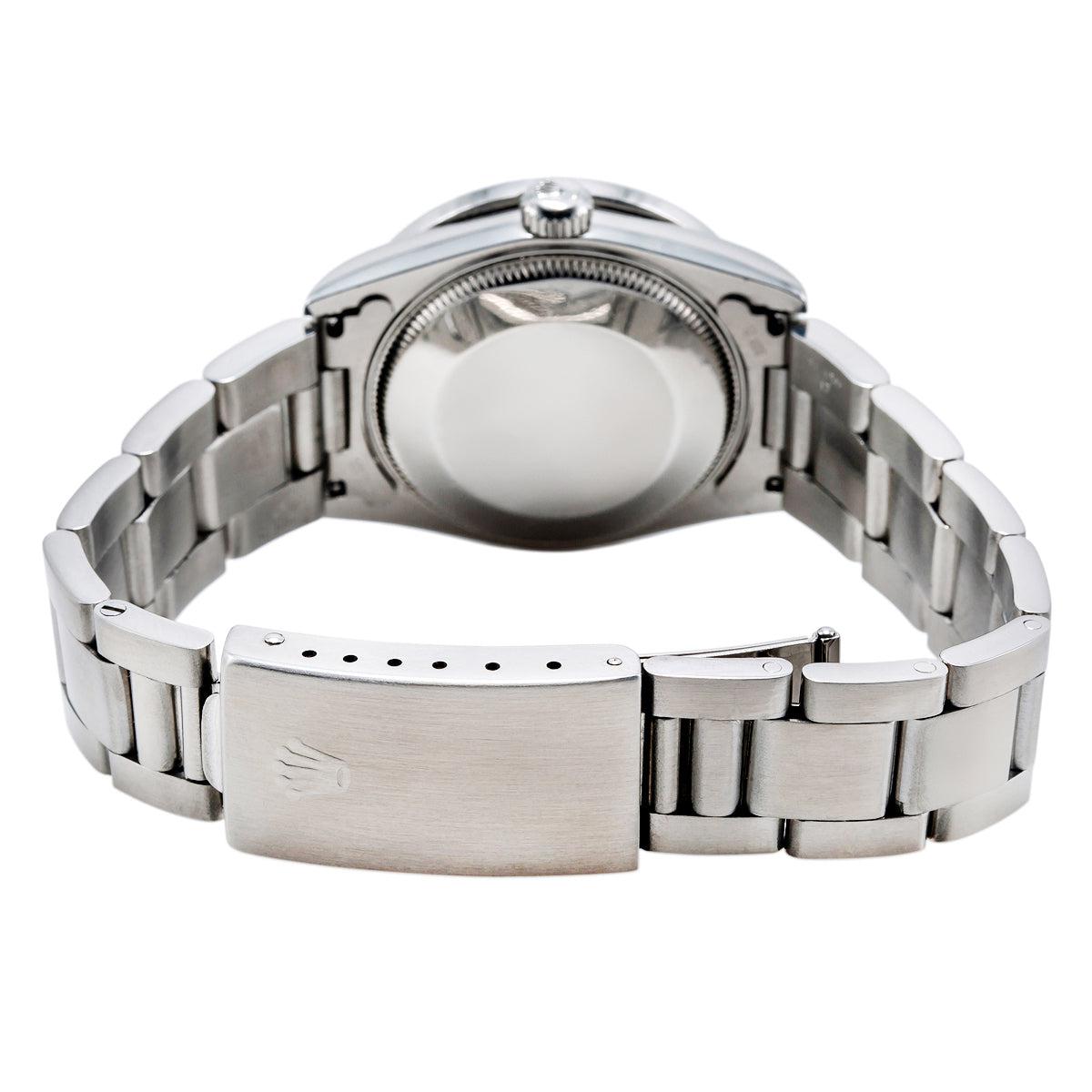 Rolex DateJust Diamond Watch, 31mm, Blue Dial With 1.05CT Diamond Bezel