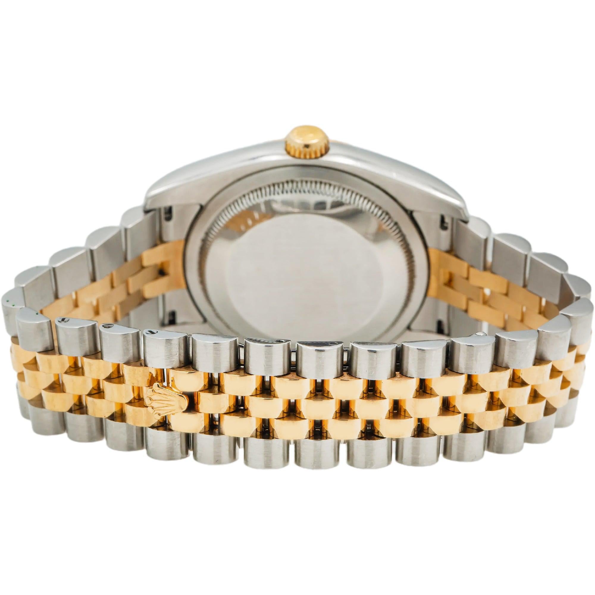 Rolex Datejust 116233 36MM Champagne Diamond Dial With Two Tone Bracelet