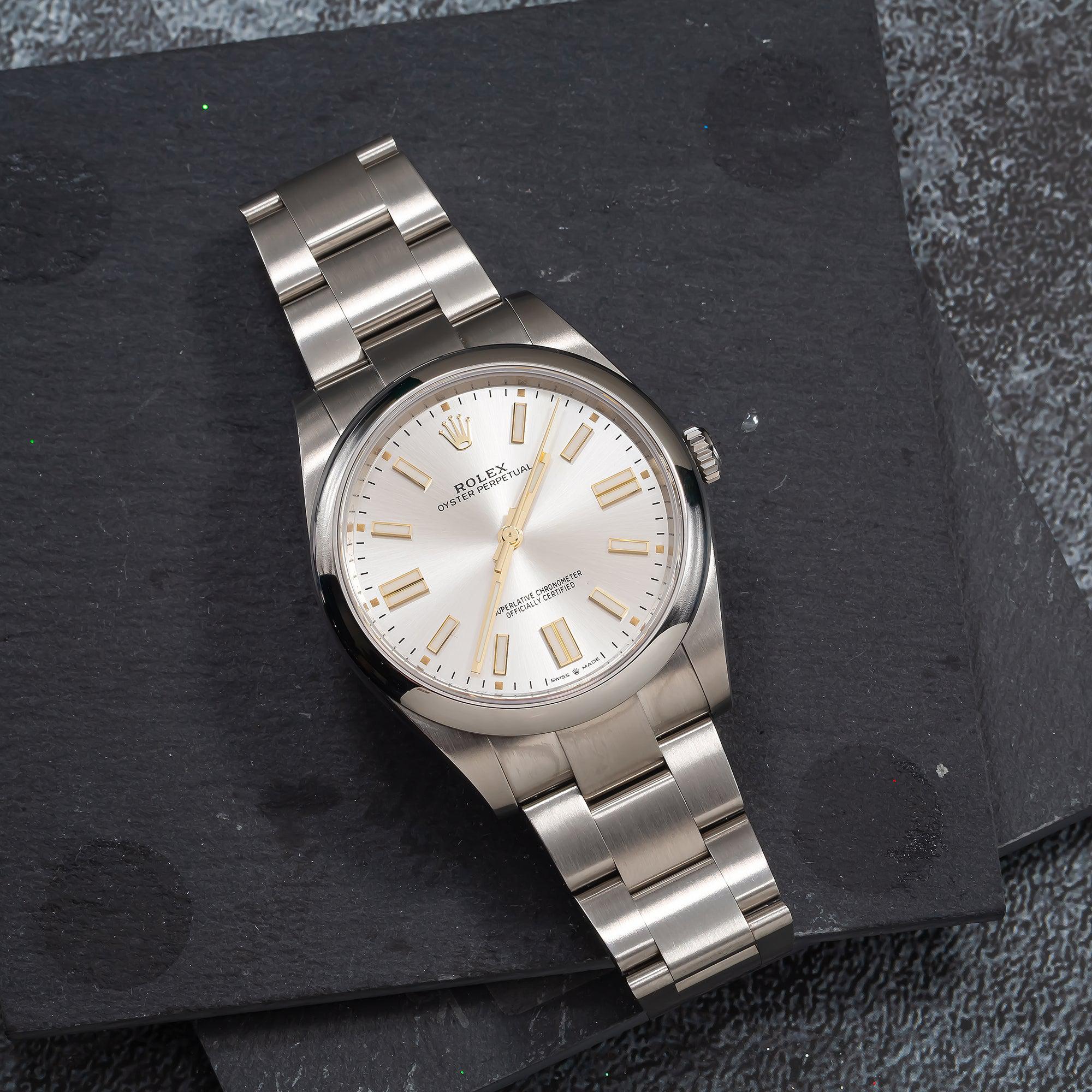 Rolex Oyster Perpetual 124300 41MM Silver Dial With Stainless Steel Oyster Bracelet