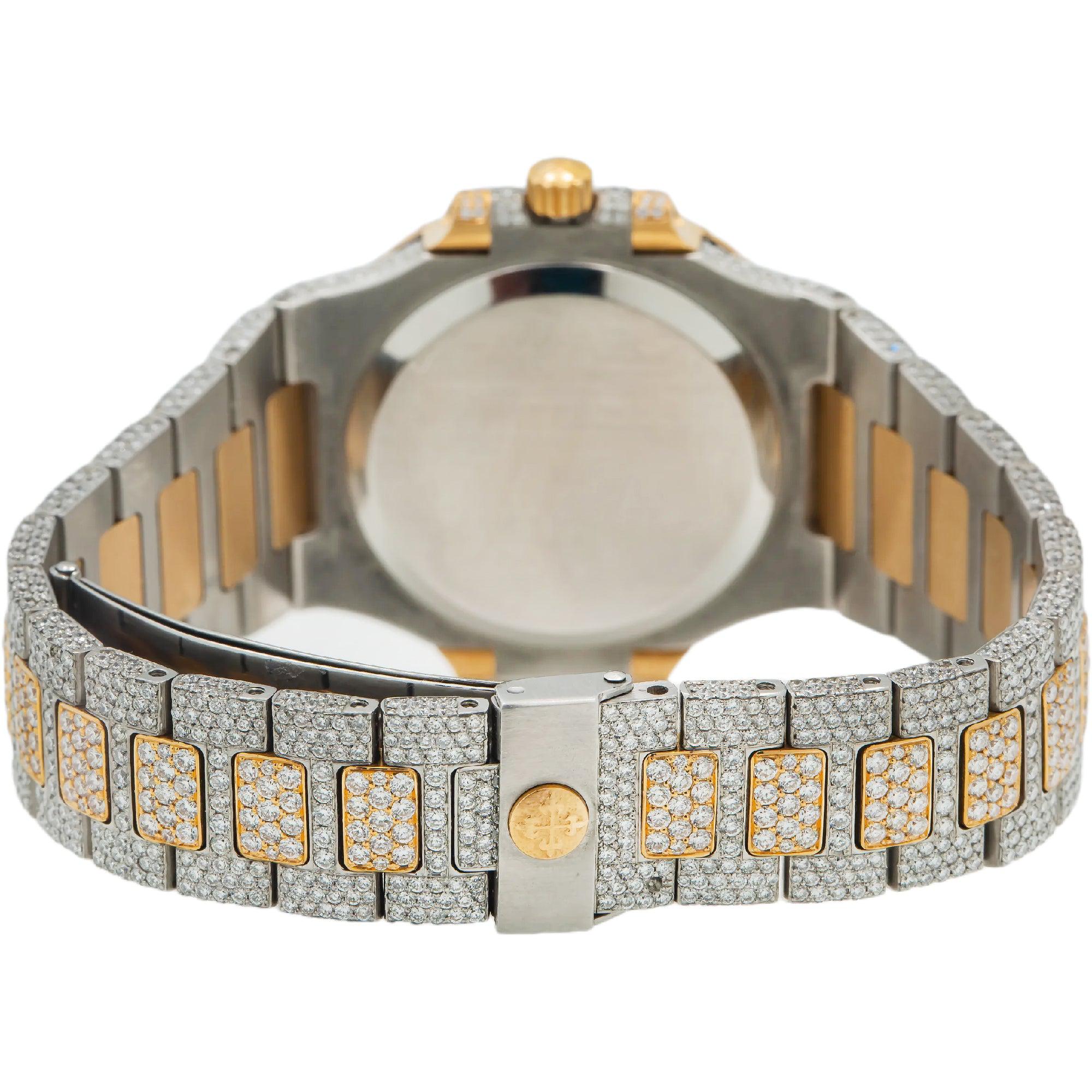 Patek Philippe Nautilus 3800/001 Diamond 37MM Dial With Diamond Bezel 22.75 CT