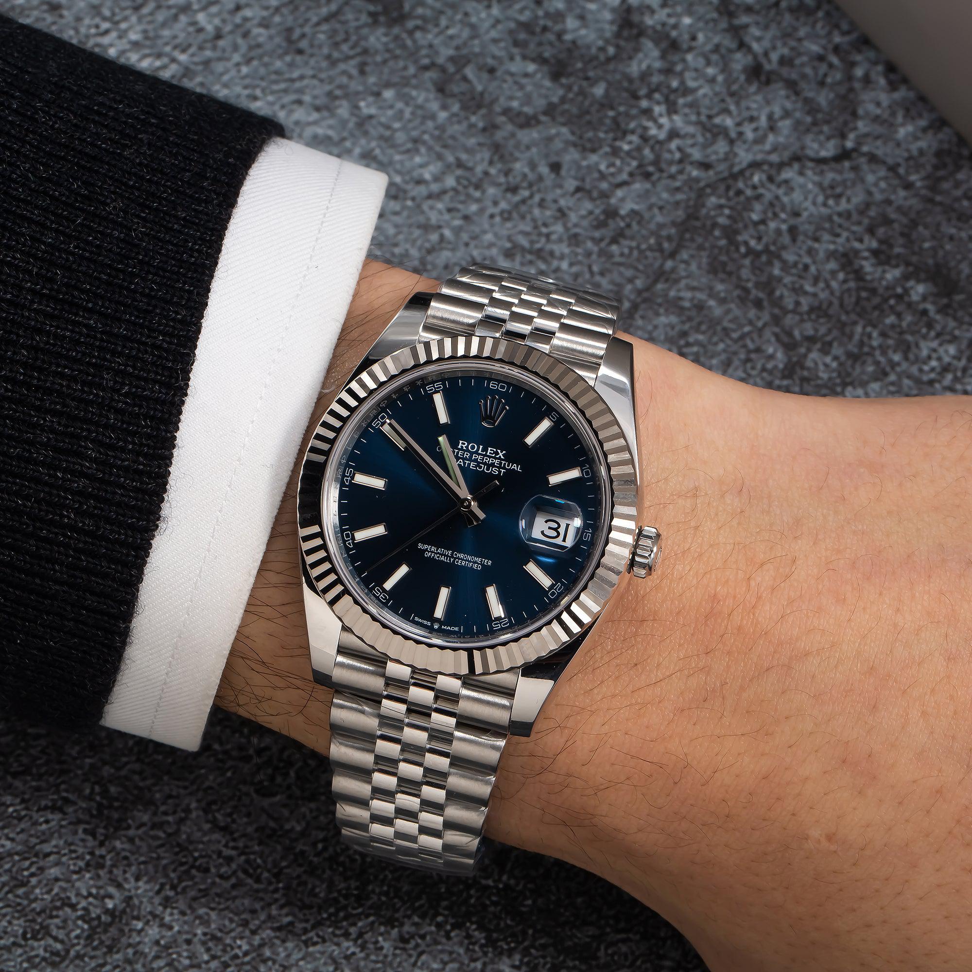 Rolex Datejust 126334 41MM Blue Dial With Jubilee Bracelet