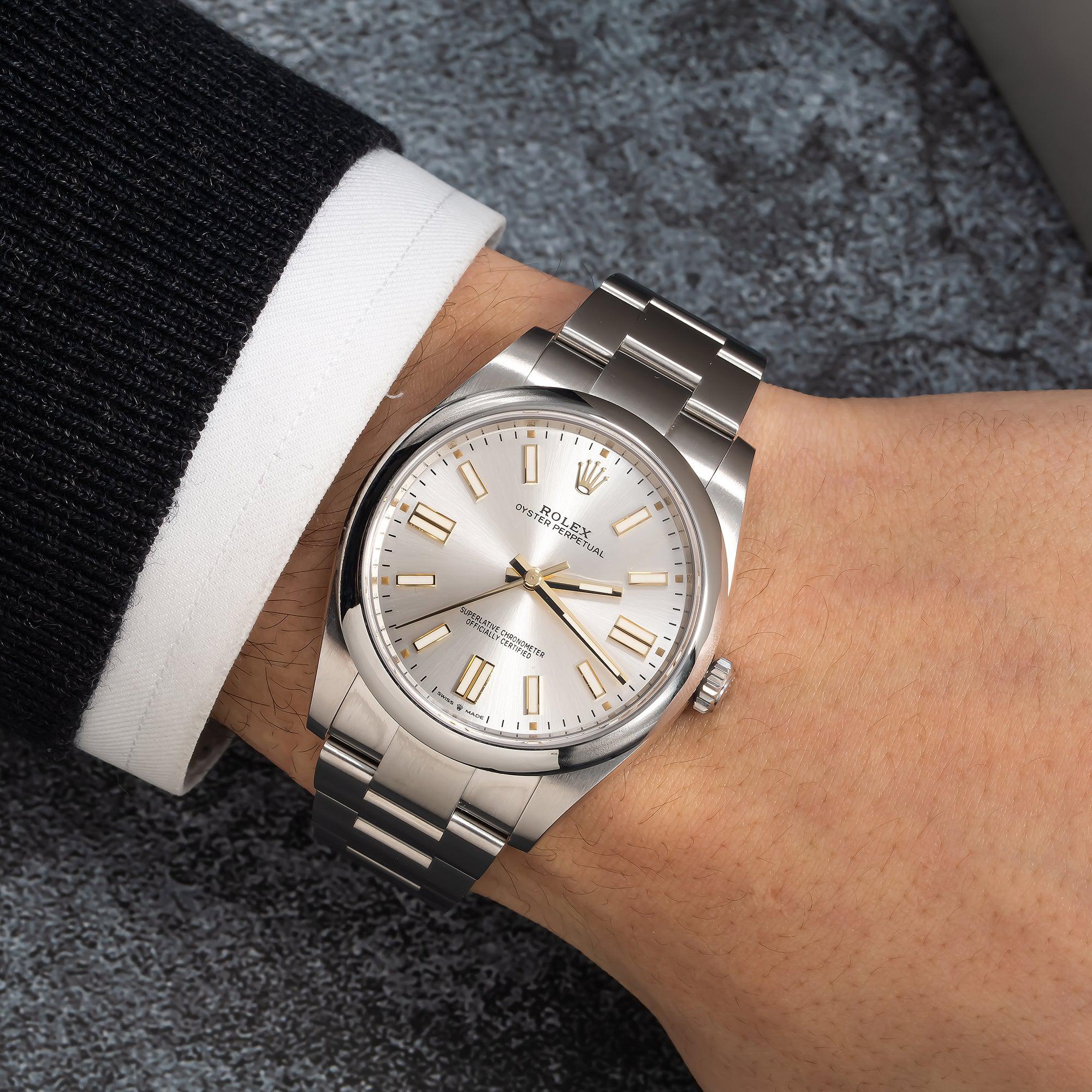Rolex Oyster Perpetual 124300 41MM Silver Dial With Stainless Steel Oyster Bracelet