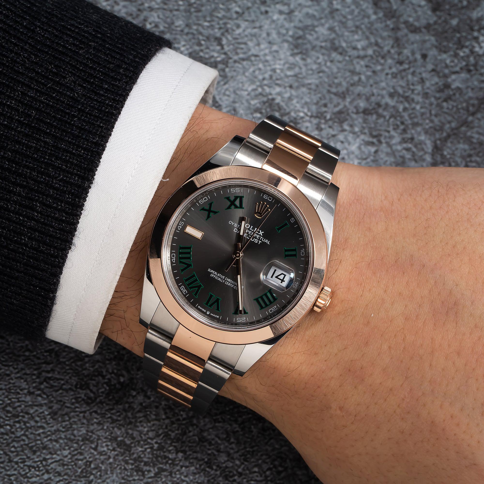 Rolex Datejust 126301 41MM Slate Grey Dial With Two Tone Bracelet