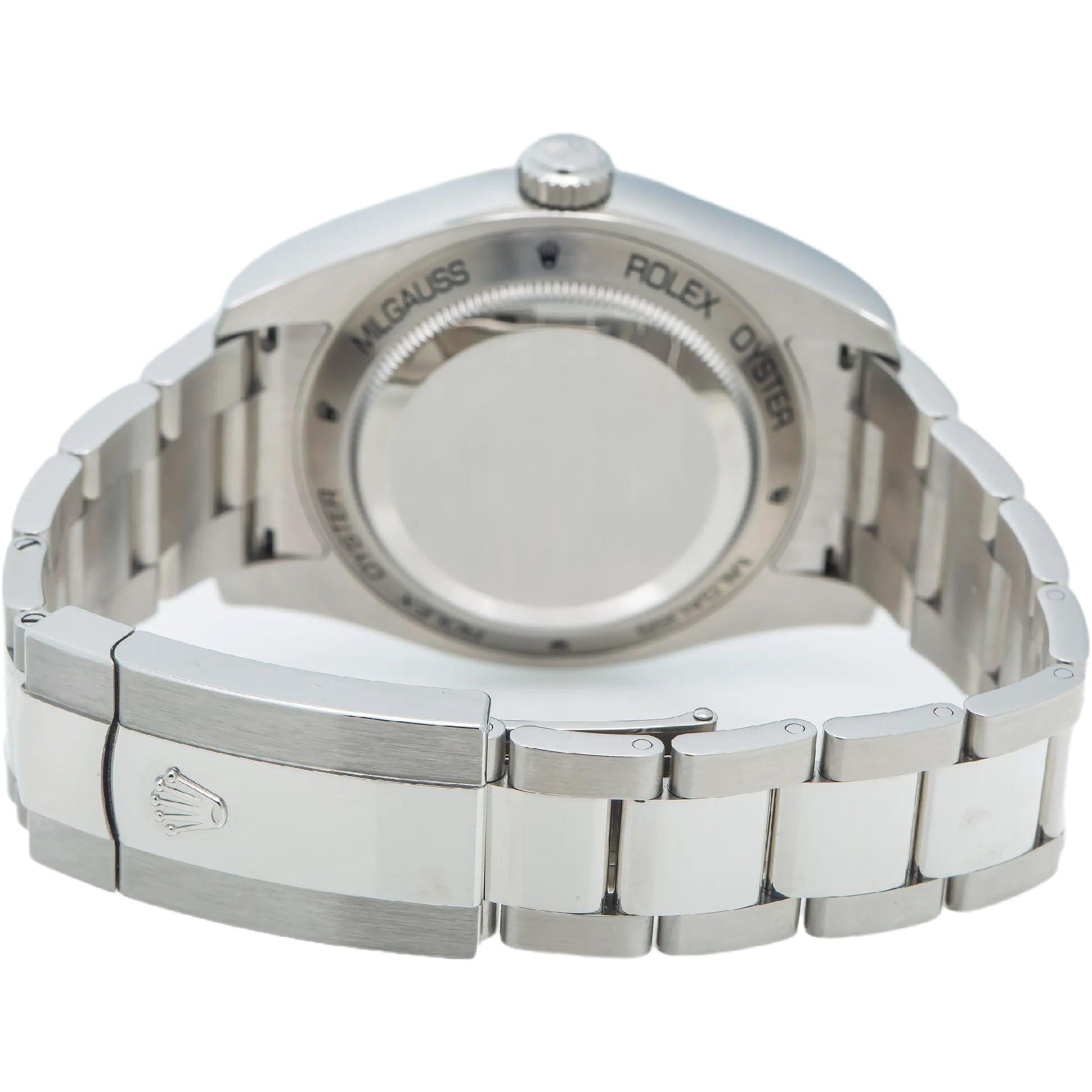 Rolex Oyster Perpetual Milgauss 116400GV 40MM Blue Dial