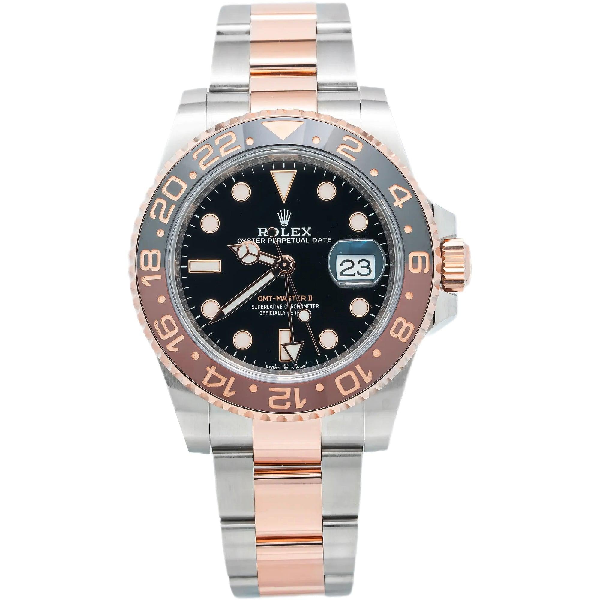 Rolex GMT-Master II 126711CHNR 40MM Black Dial With Two Tone Oyster Bracelet