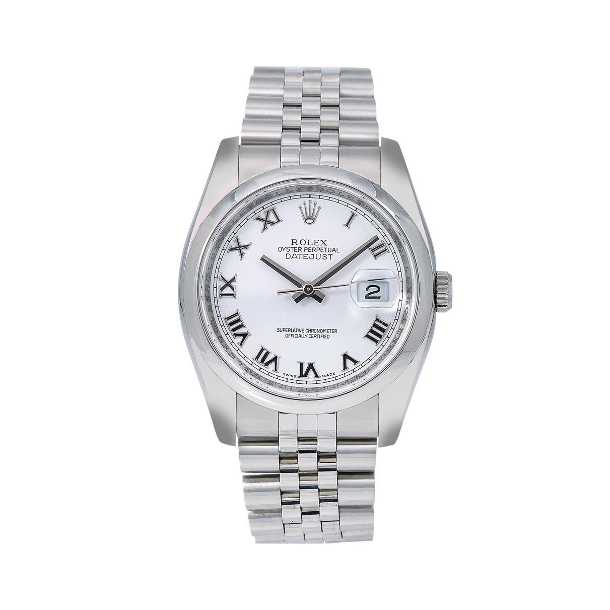 Rolex Datejust 116200 36MM White Dial With Stainless Steel Jubilee Bracelet