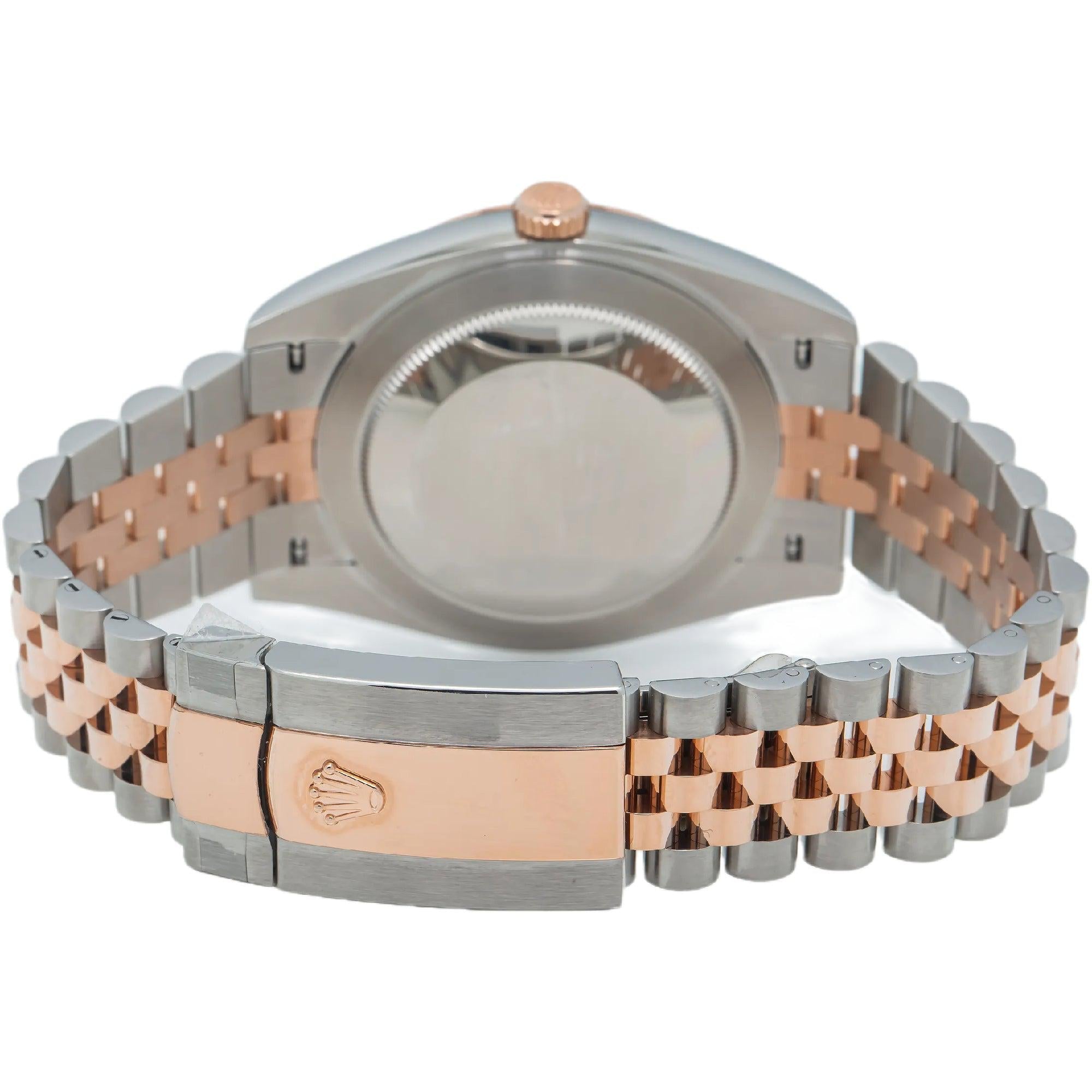 Rolex Datejust 126331 41MM Grey Textured Dial With Two Tone Bracelet