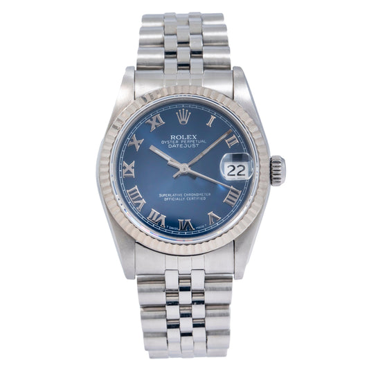 Rolex Datejust 68274 31MM Blue Dial With Jubilee Bracelet