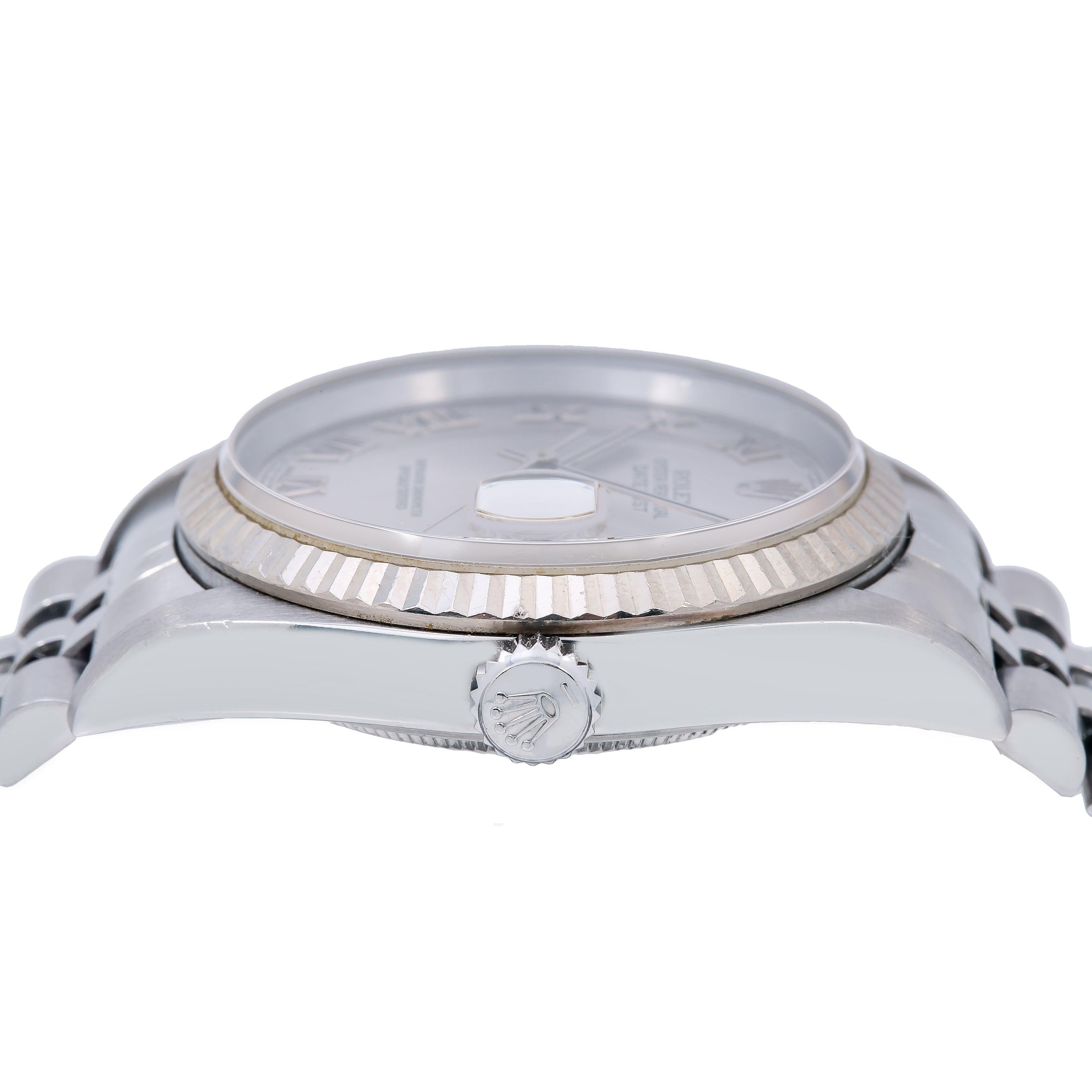 Rolex Datejust 16234 36MM Silver Dial With Stainless Steel Jubilee Bracelet