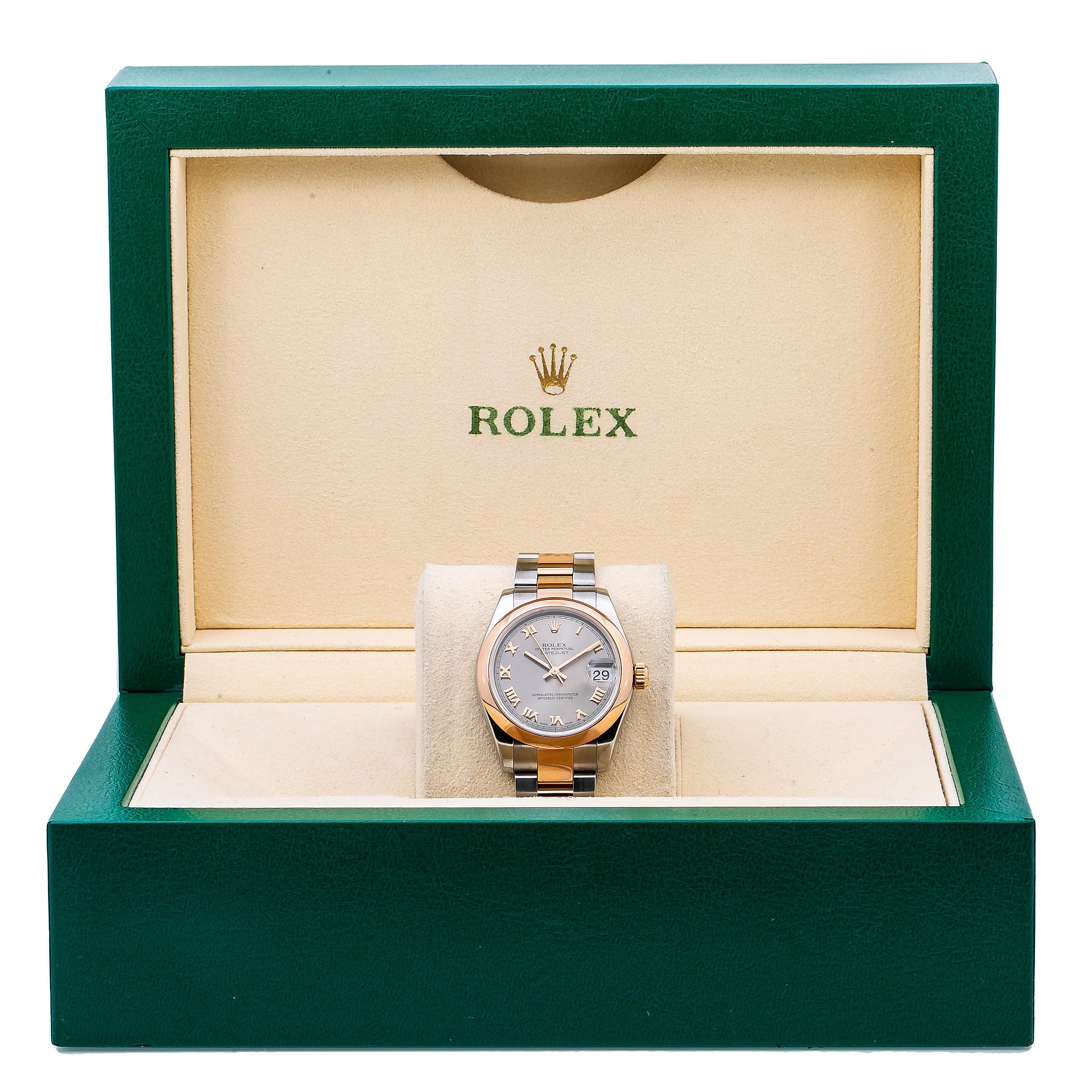 Rolex Datejust 178241 31MM Silver Dial With Two Tone Oyster Bracelet