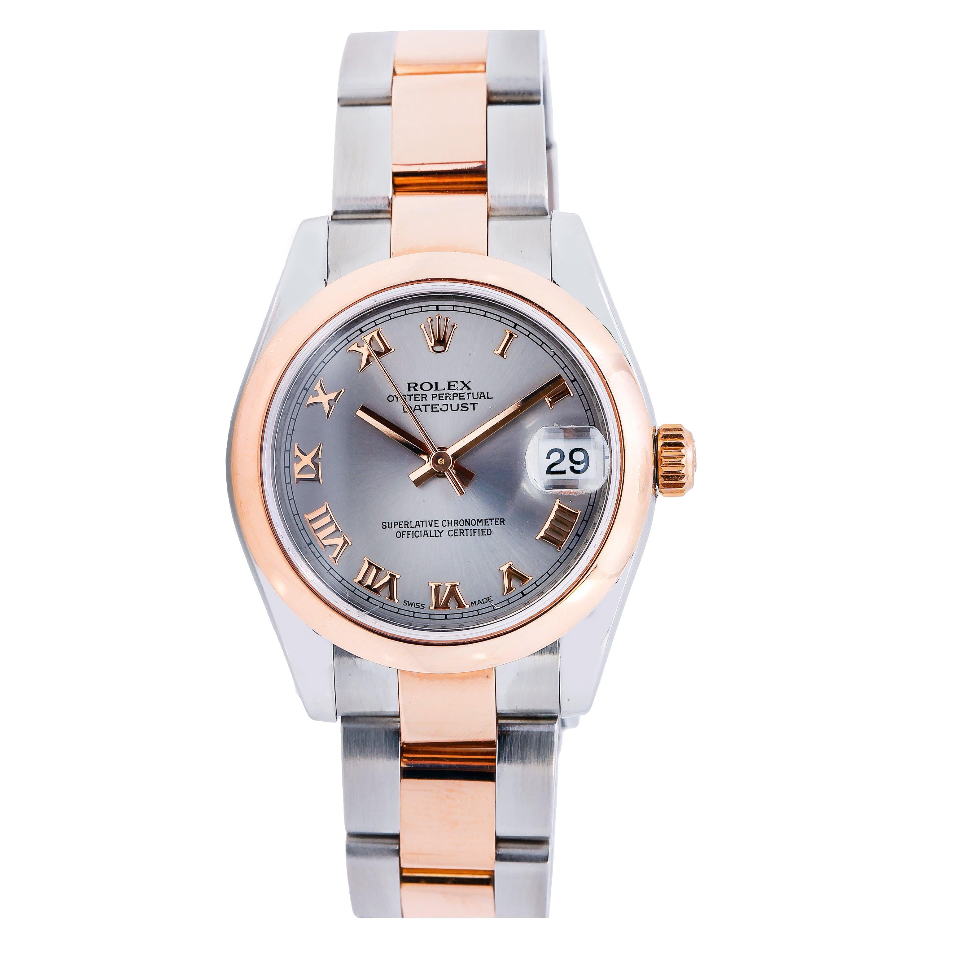 Rolex Datejust 178241 31MM Silver Dial With Two Tone Oyster Bracelet