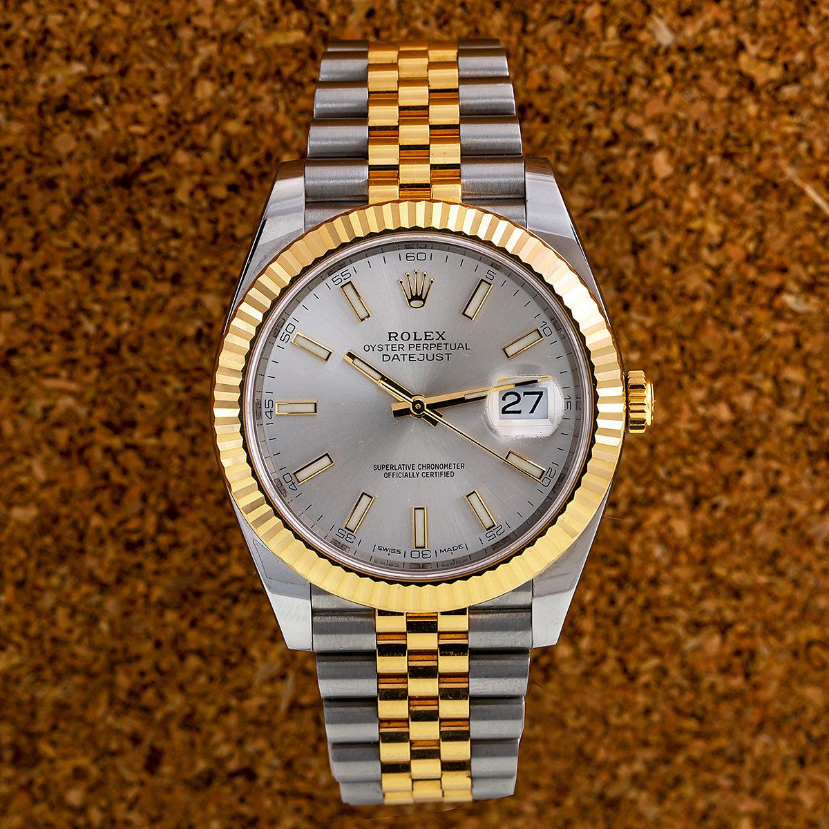 Rolex Datejust 126333 41MM Silver Dial With Two-Tone Jubilee Bracelet