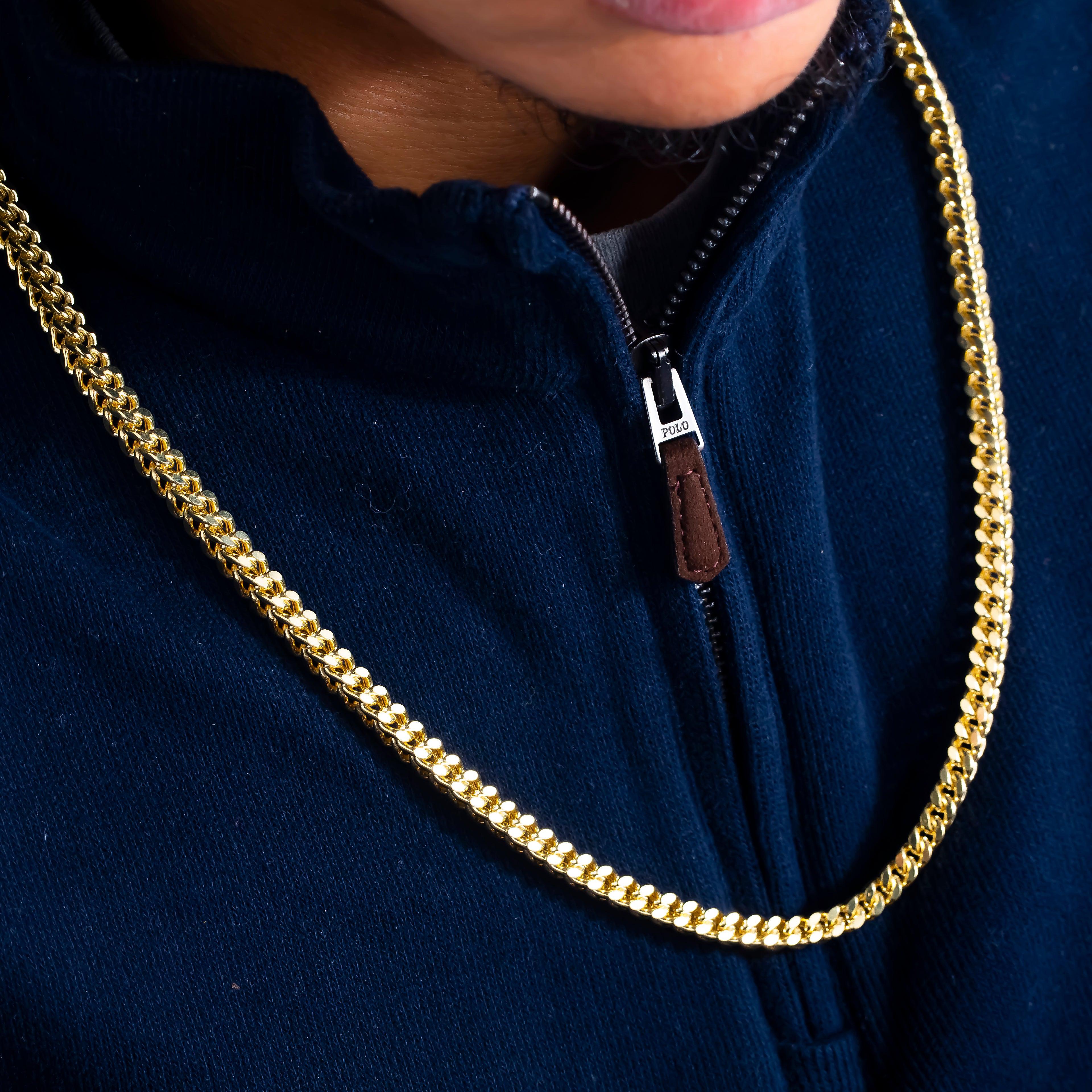 10K GOLD 6.14MM HOLLOW BOX FRANCO CHAIN