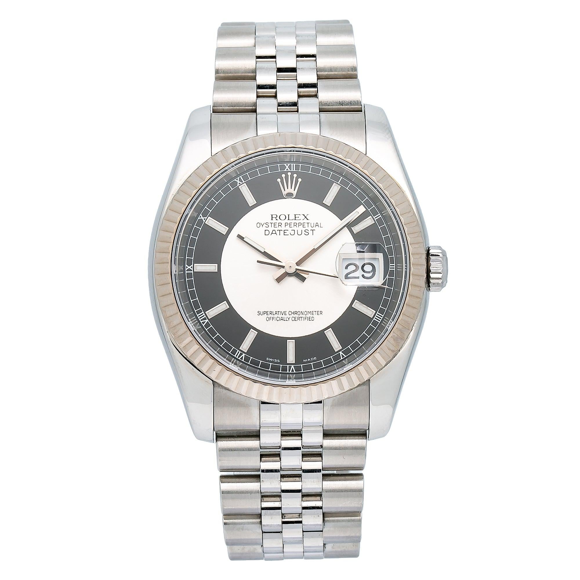 Rolex Datejust 116234 36MM Black Dial With Stainless Steel Jubilee Bracelet