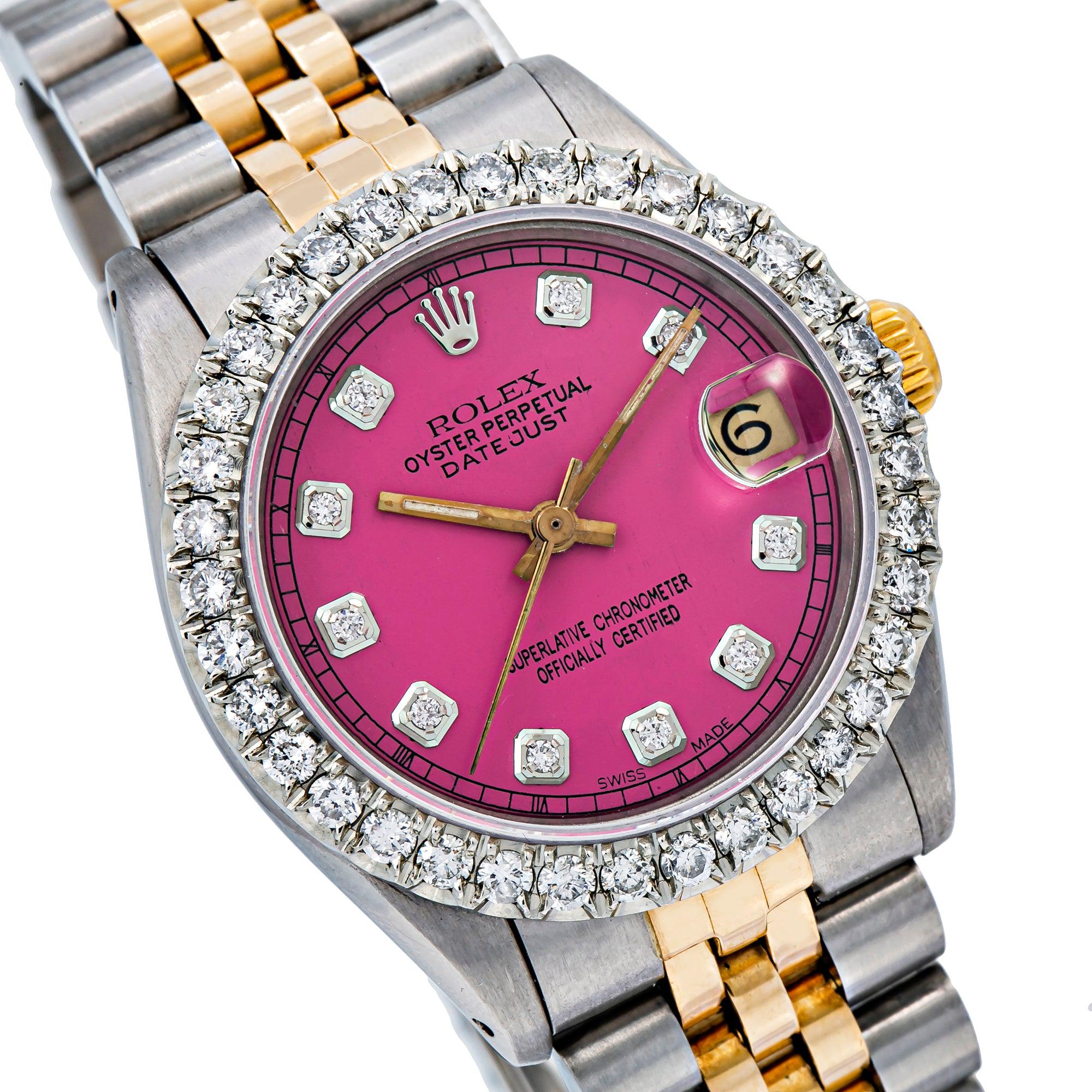 Rolex Datejust 31MM Pink Diamond Dial With Two Tone Jubilee  Bracelet