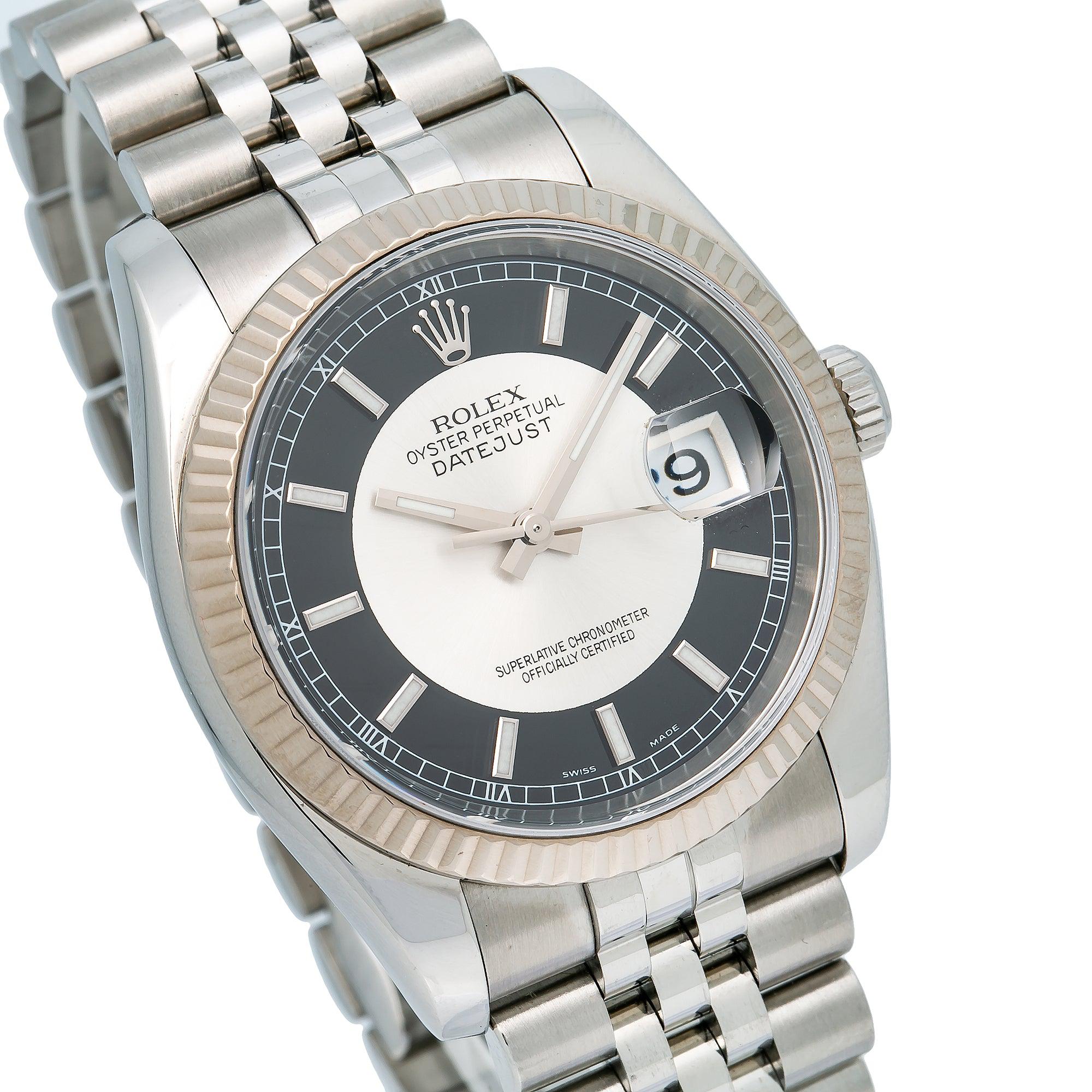 Rolex Datejust 116234 36MM Black Dial With Stainless Steel Jubilee Bracelet