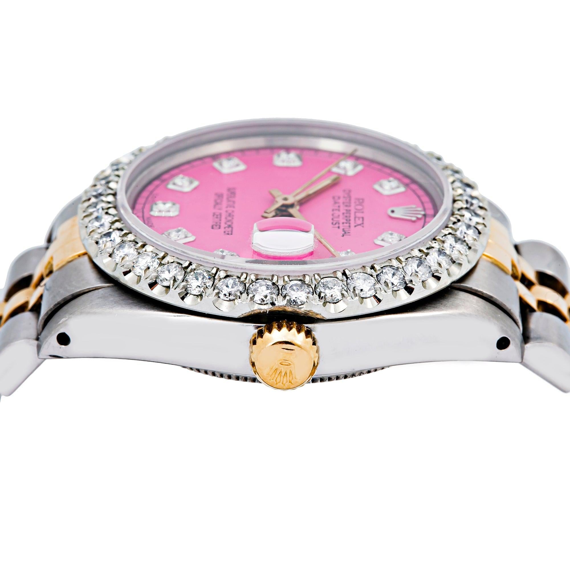 Rolex Datejust 31MM Pink Diamond Dial With Two Tone Jubilee  Bracelet