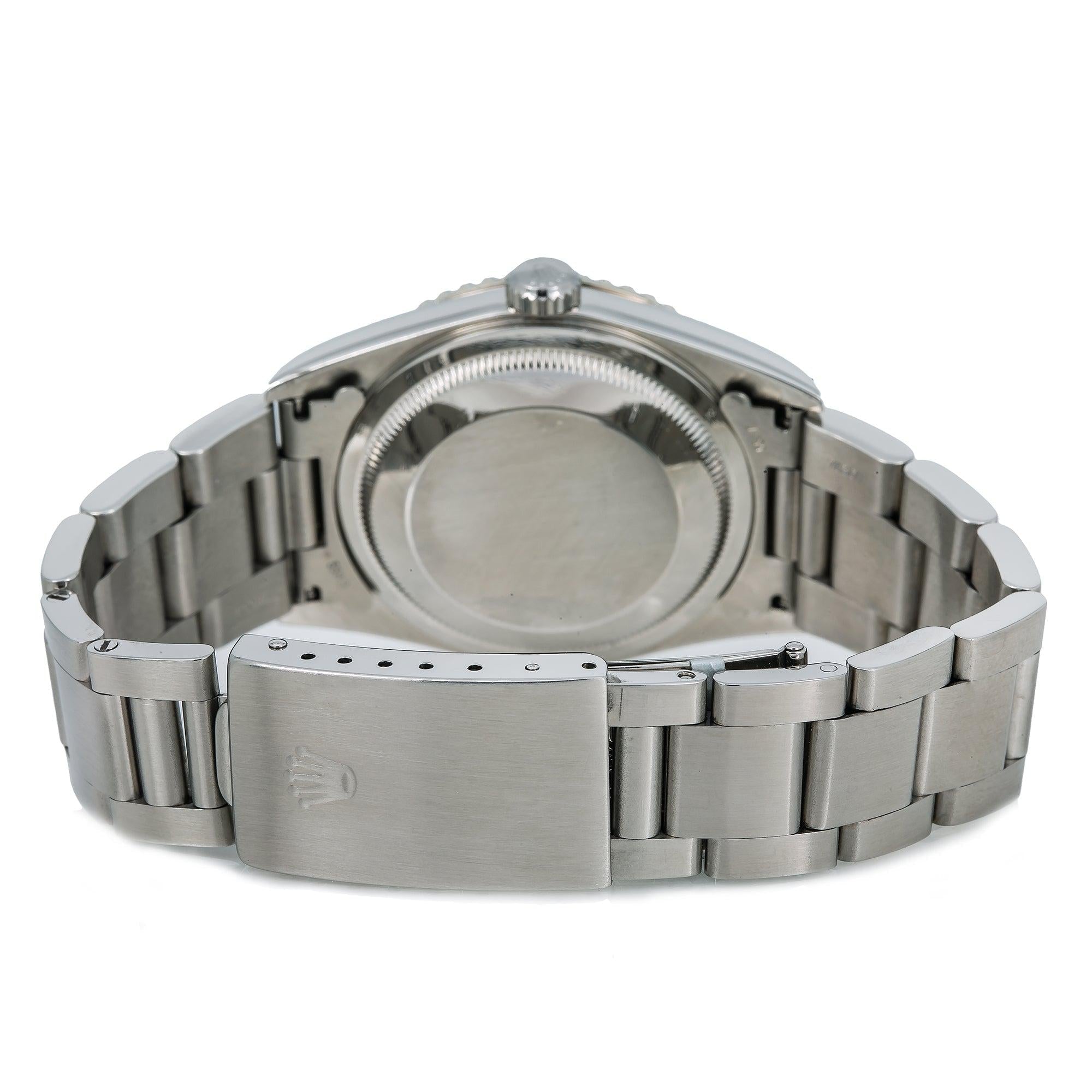 Rolex Datejust Diamond Watch, 16200 36mm, Red Diamond Dial With Stainless Steel Oyster Bracelet