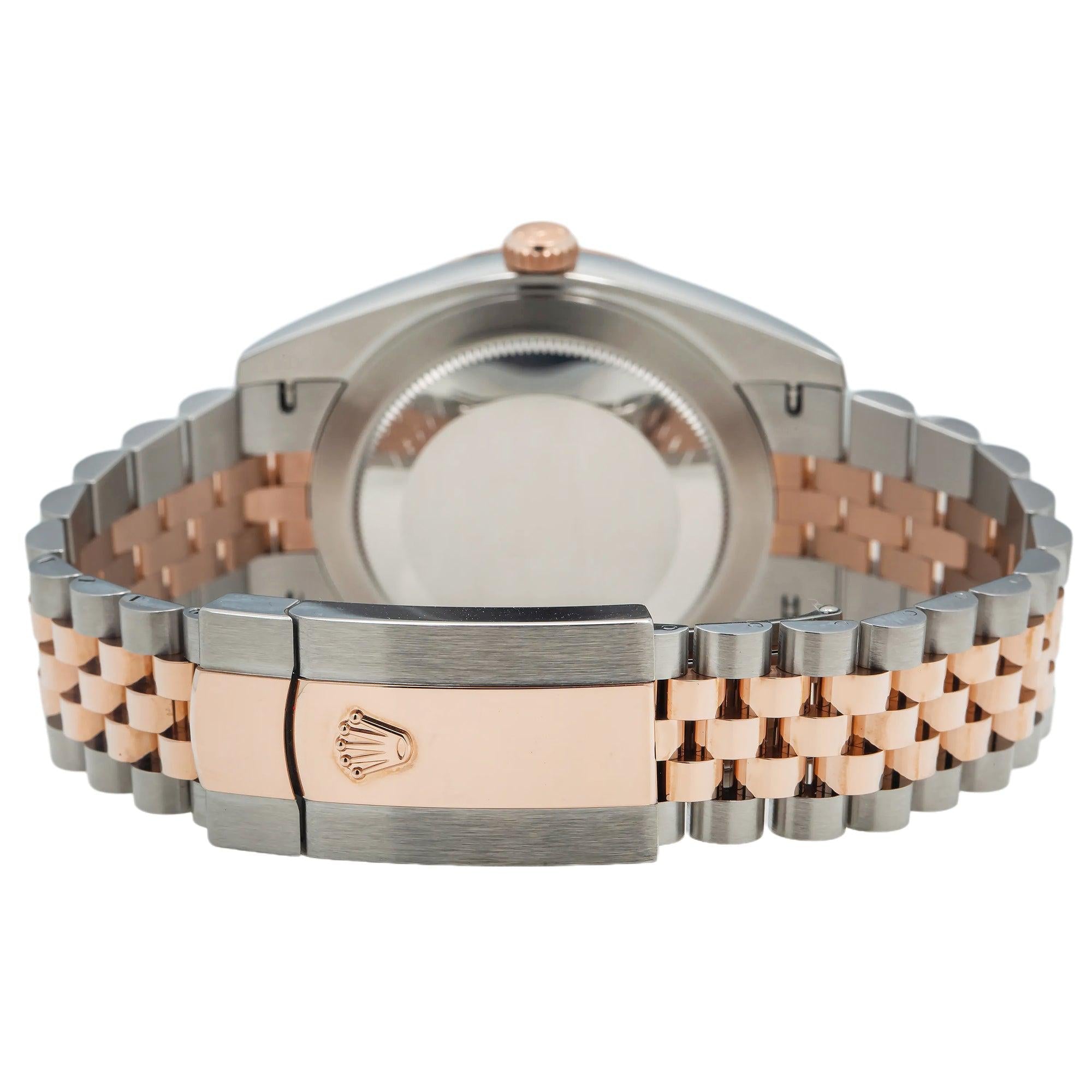 Rolex Datejust 126301 41MM Mother of Pearl Diamond Dial With Two Tone Jubilee Bracelet