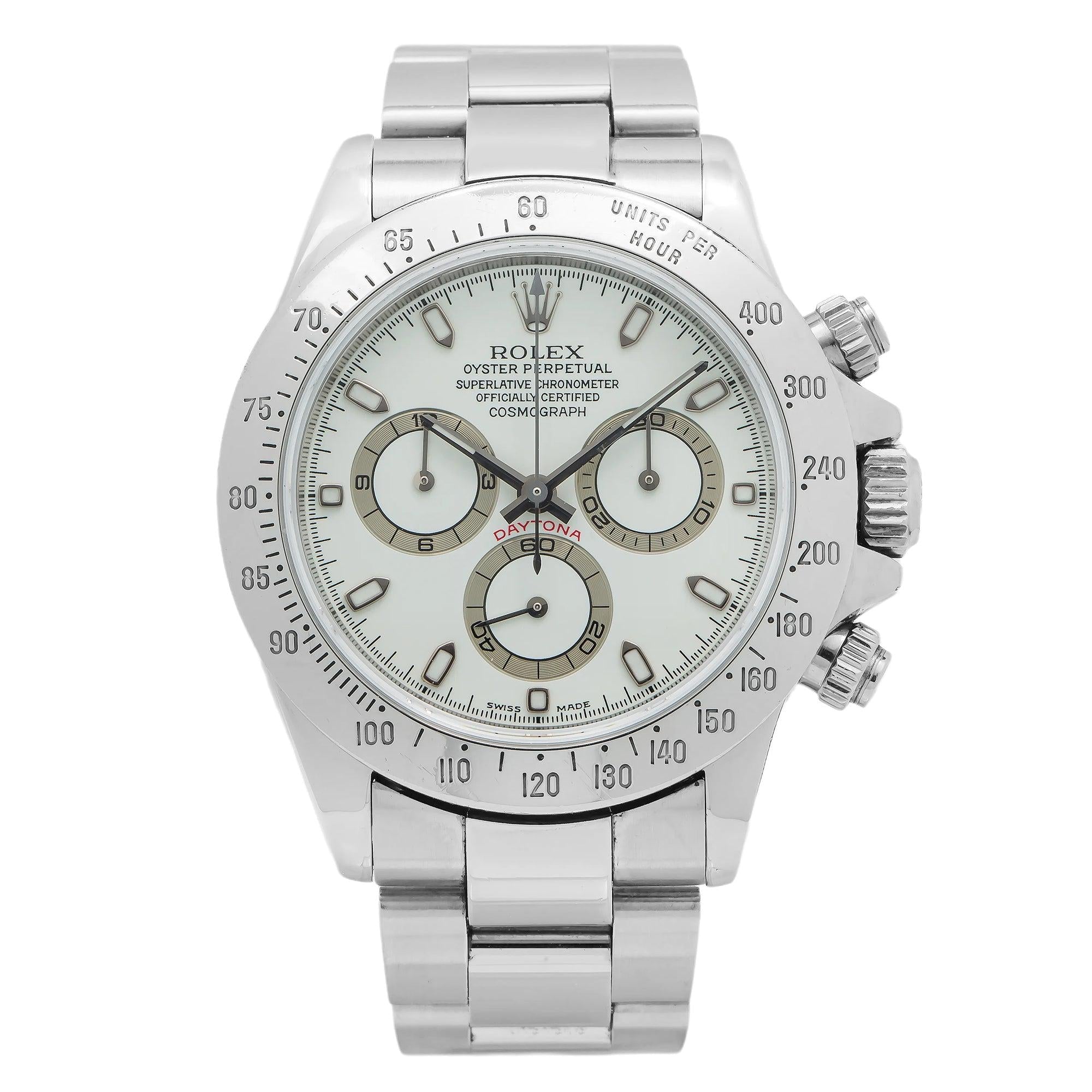 Rolex Oyster Perpetual Cosmograph Daytona 116520 40MM White Dial