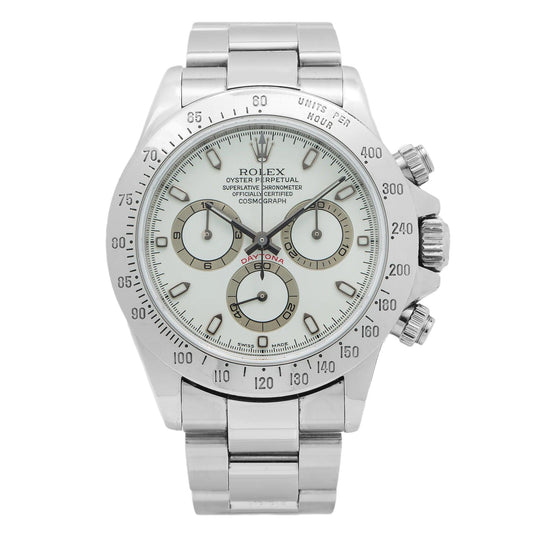 Rolex Oyster Perpetual Cosmograph Daytona 116520 40MM White Dial