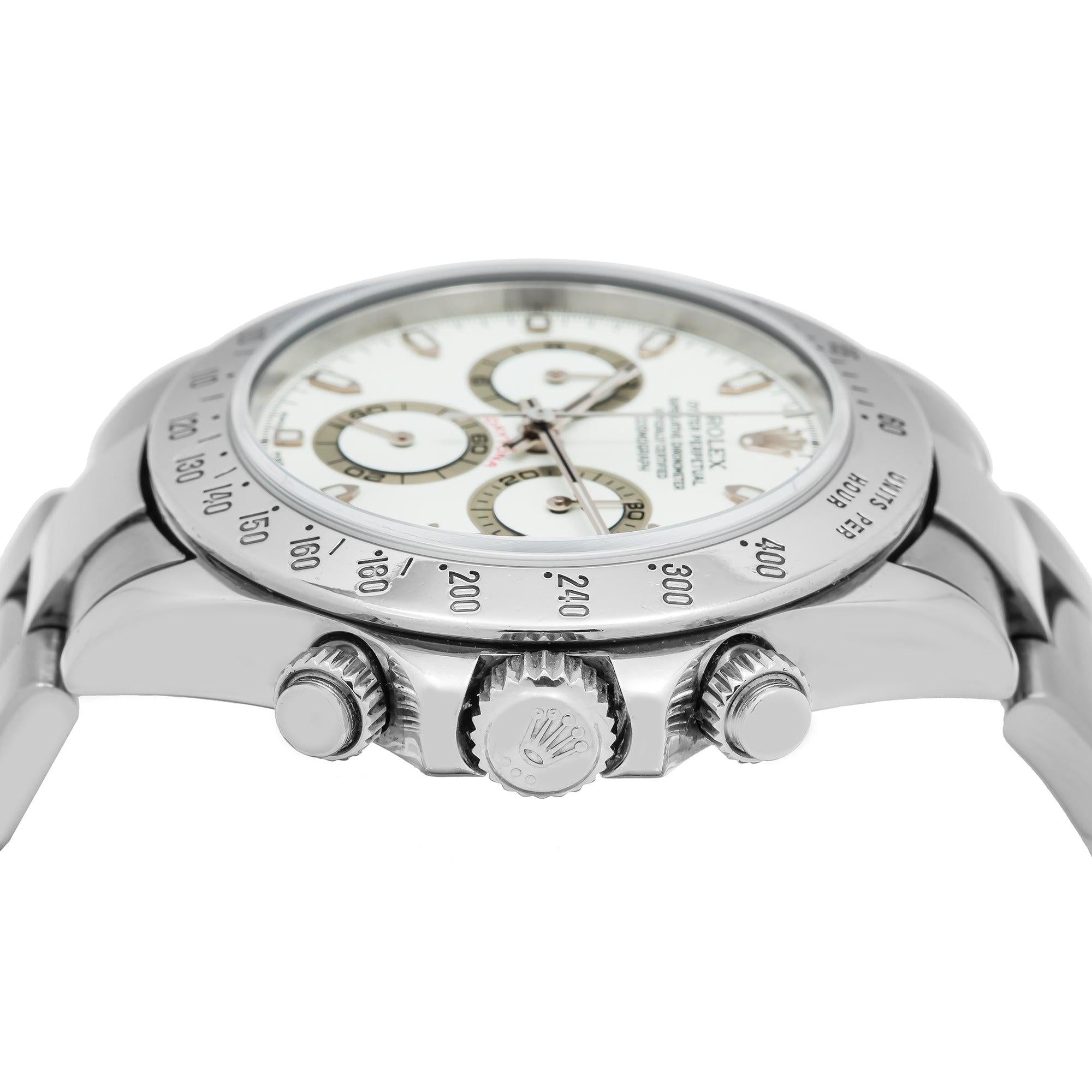 Rolex Oyster Perpetual Cosmograph Daytona 116520 40MM White Dial