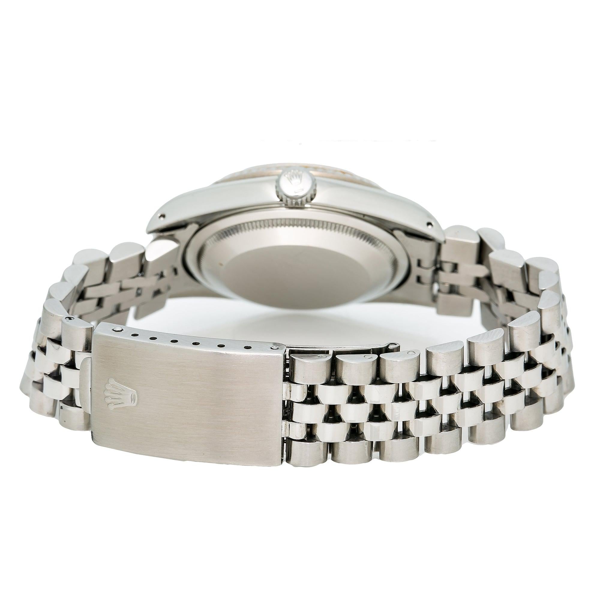 Rolex Datejust 16234 36MM Silver Diamond Dial With Stainless Steel Jubilee Bracelet