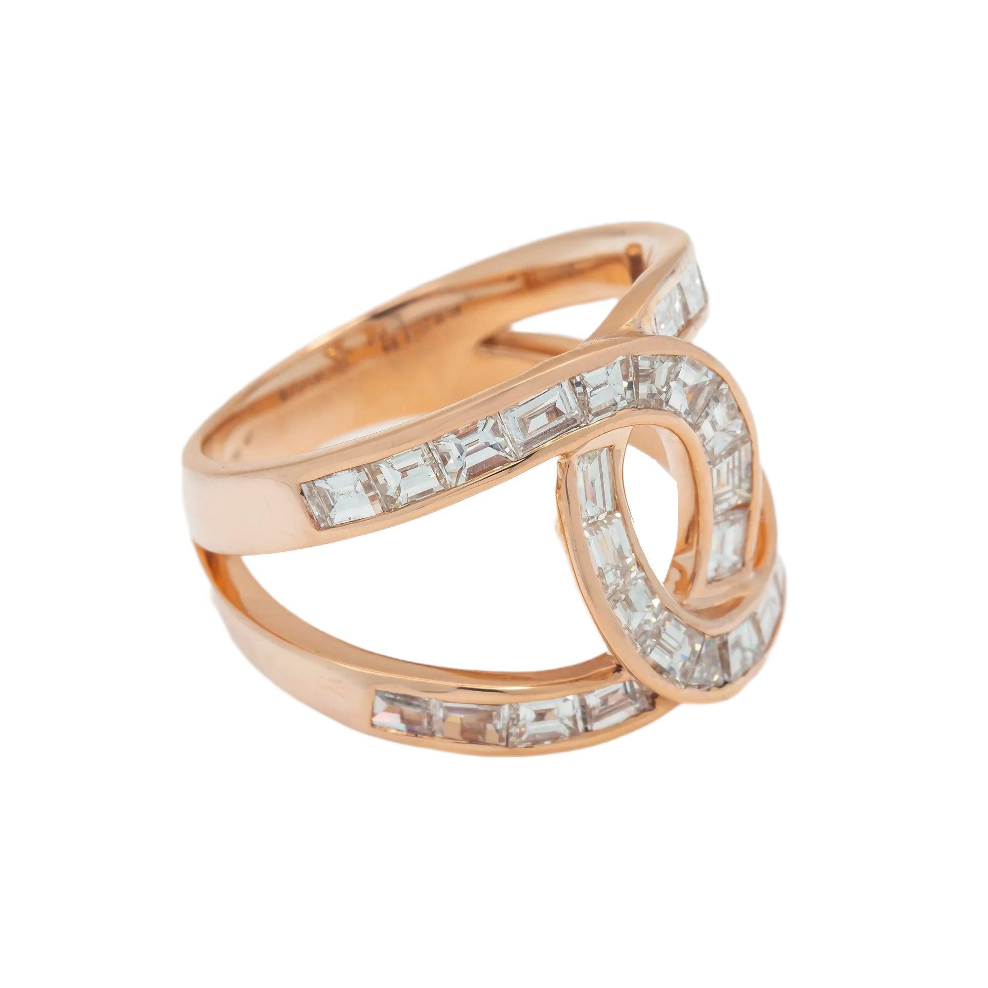 18K GOLD DIAMOND LADIES RING 2.34 CT