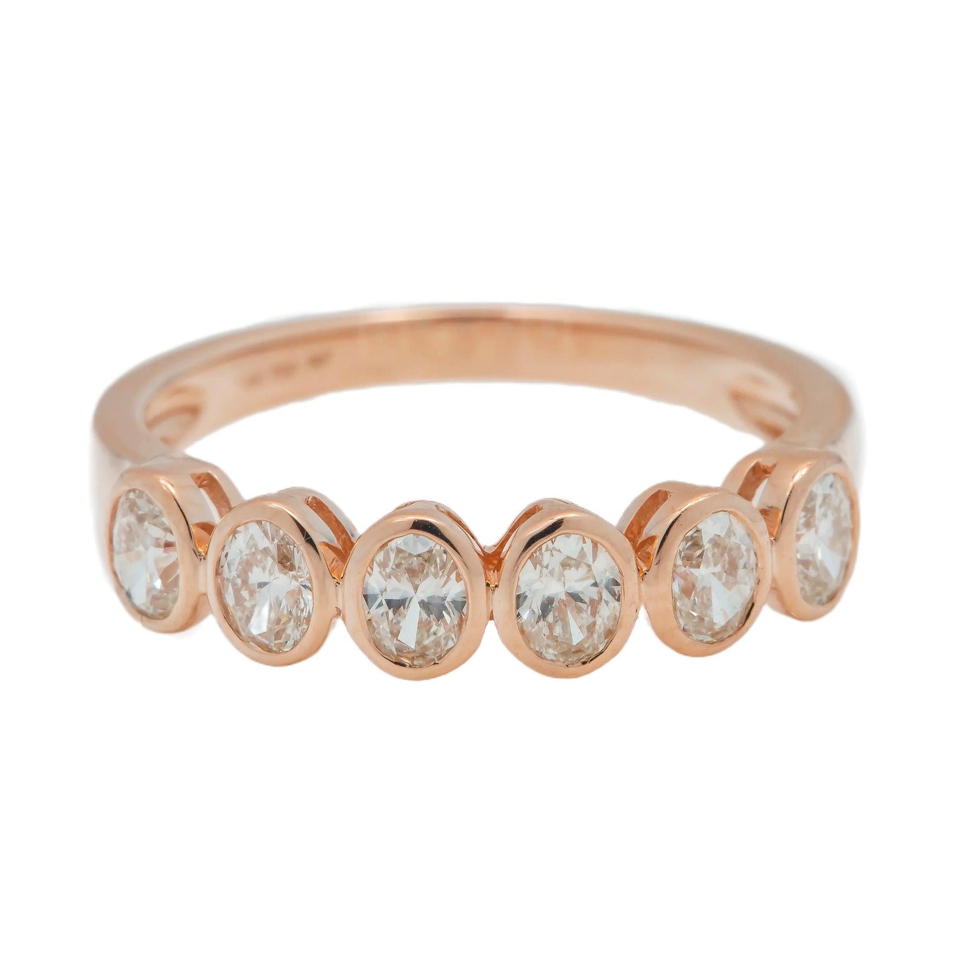 18K GOLD DIAMOND LADIES RING 0.86 CT