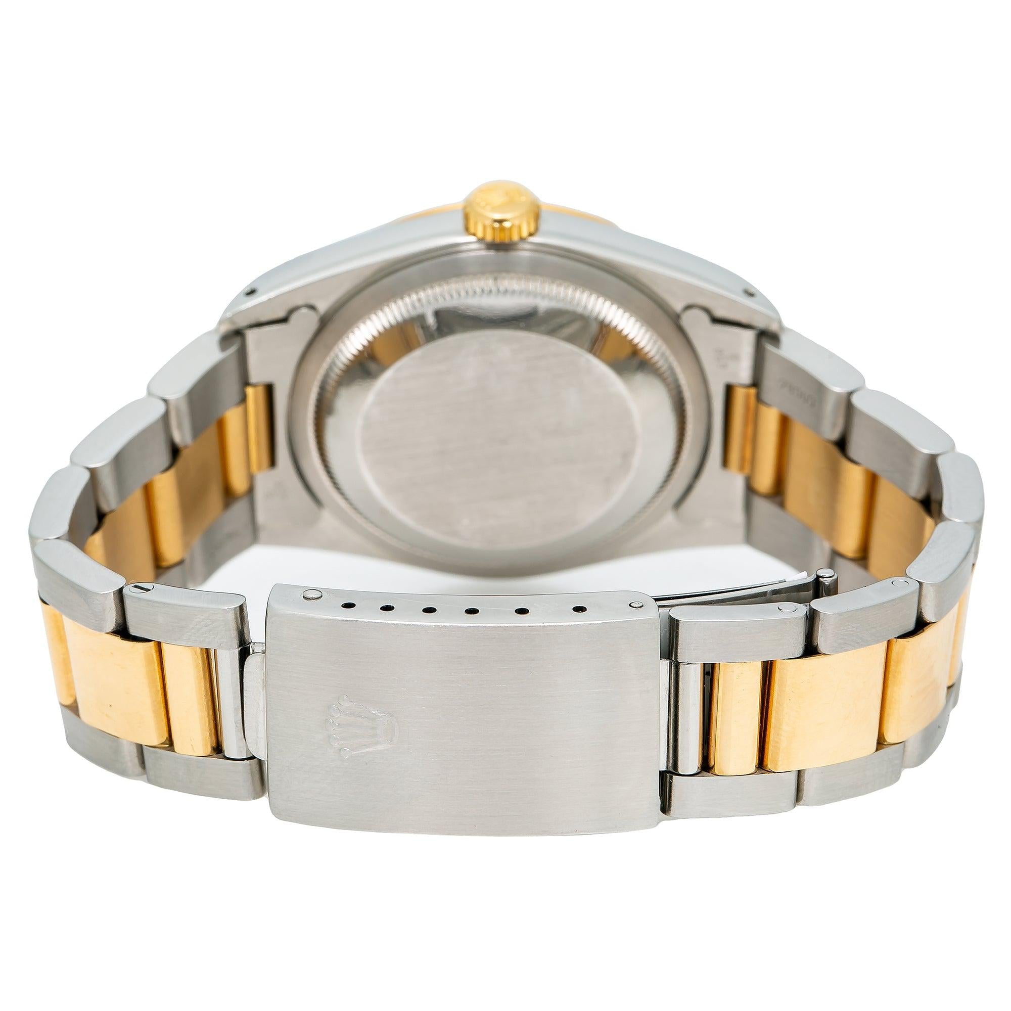 Rolex Datejust 16203 36MM Black Dial With Two Tone Oyster Bracelet