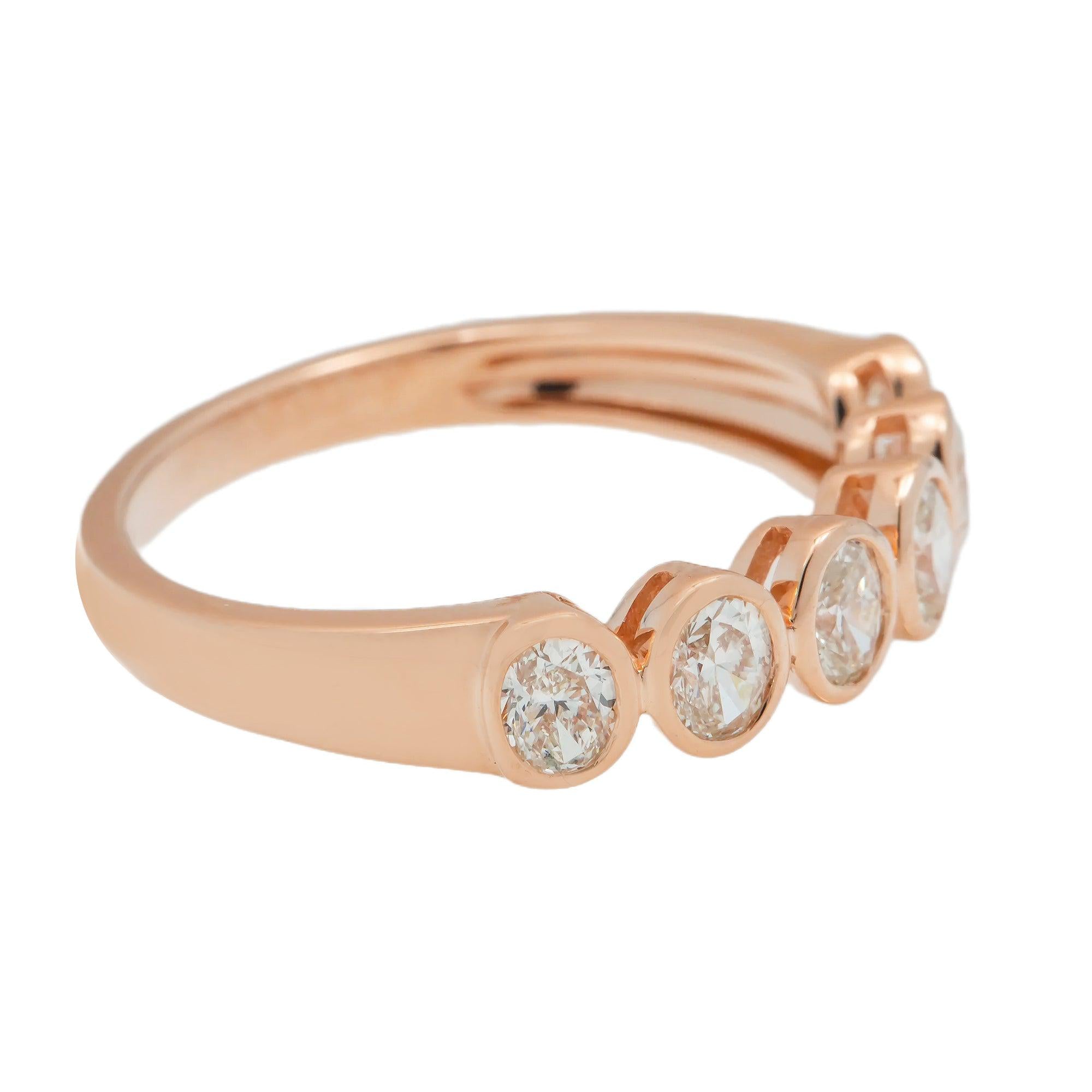 18K GOLD DIAMOND LADIES RING 0.86 CT