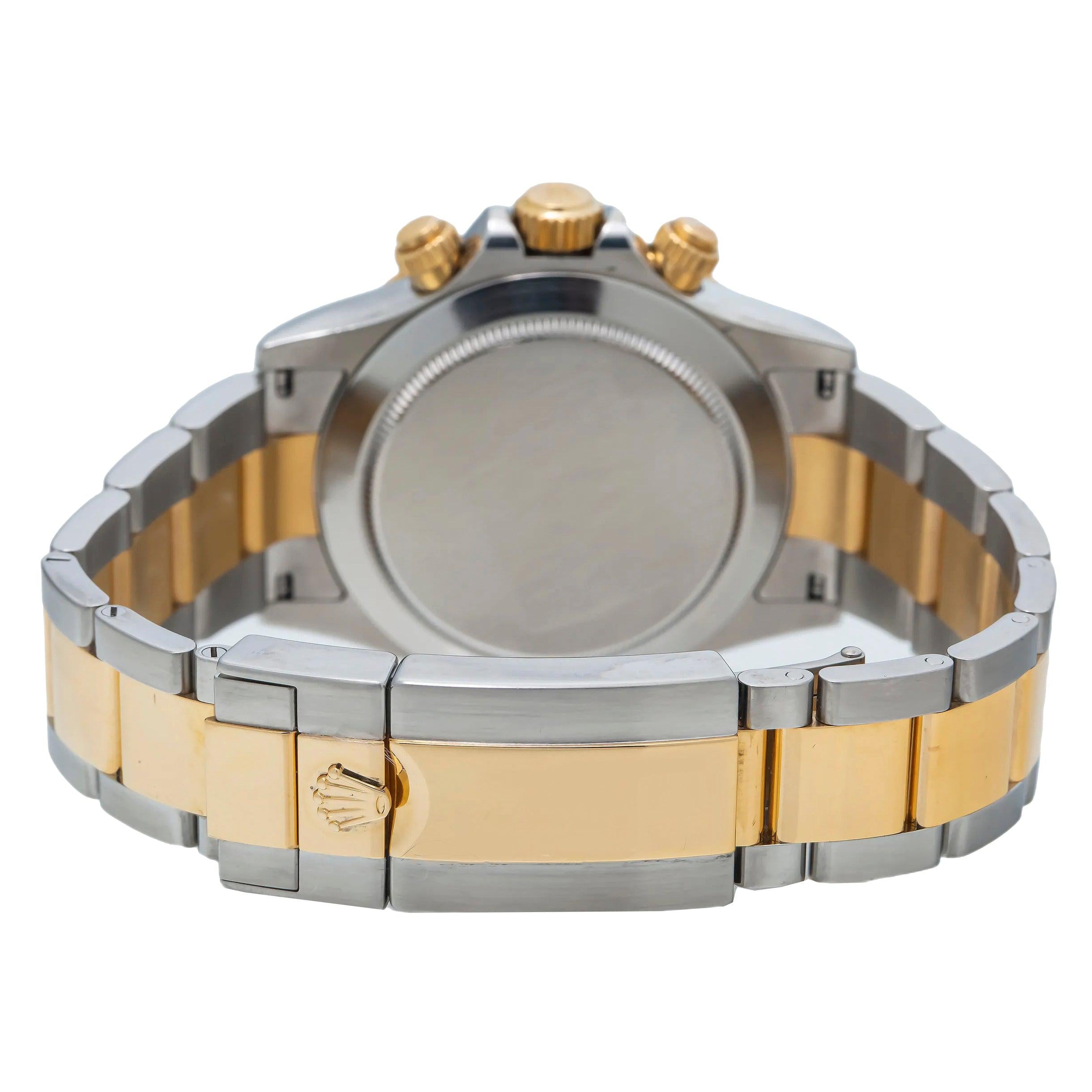 Rolex Cosmograph Daytona 116503 40MM Black Diamond Dial With Two Tone Oyster Bracelet