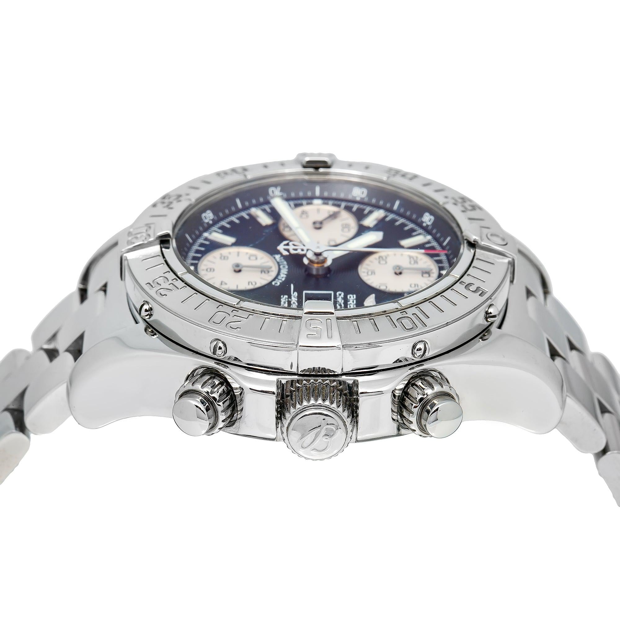 Breitling Superocean Chronograph II A13340 42MM Black Dial With Stainless Steel Bracelet