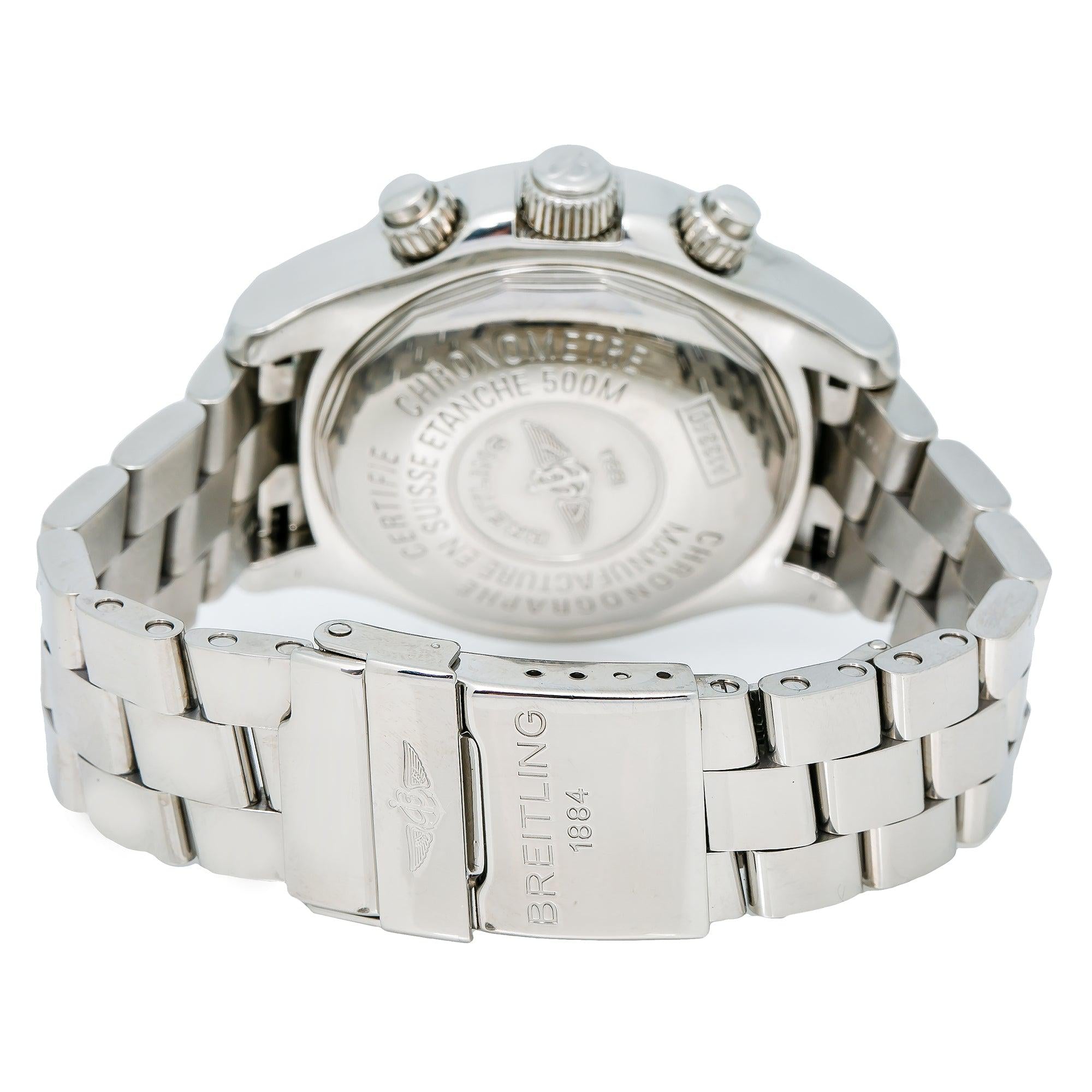 Breitling Superocean Chronograph II A13340 42MM Black Dial With Stainless Steel Bracelet