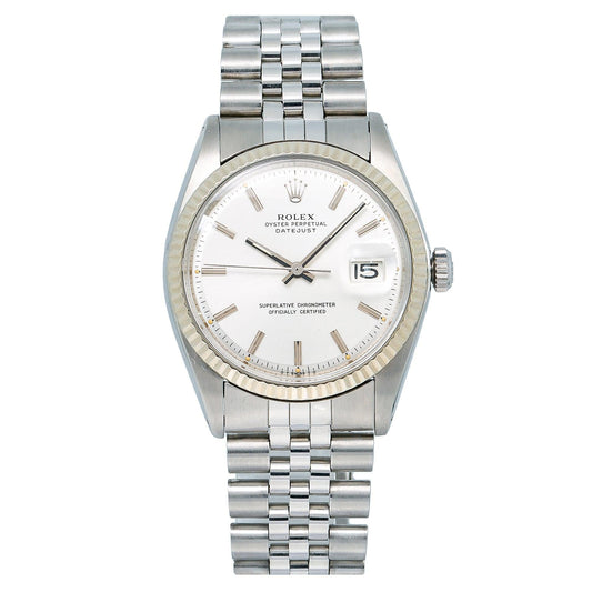 Rolex Datejust 1601 36MM Silver Dial With Stainless Steel Jubilee Bracelet
