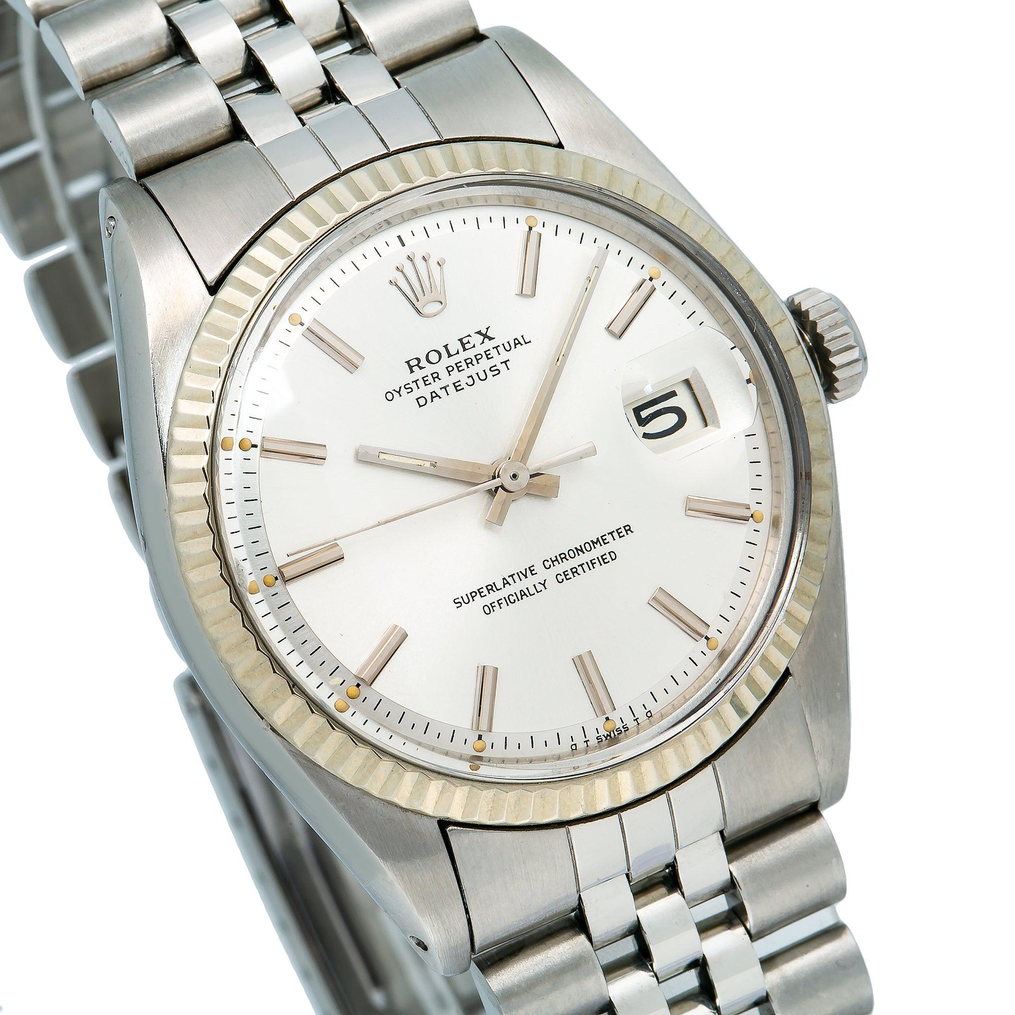Rolex Datejust 1601 36MM Silver Dial With Stainless Steel Jubilee Bracelet