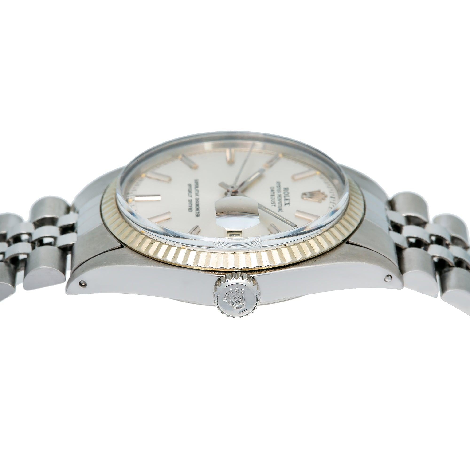 Rolex Datejust 1601 36MM Silver Dial With Stainless Steel Jubilee Bracelet