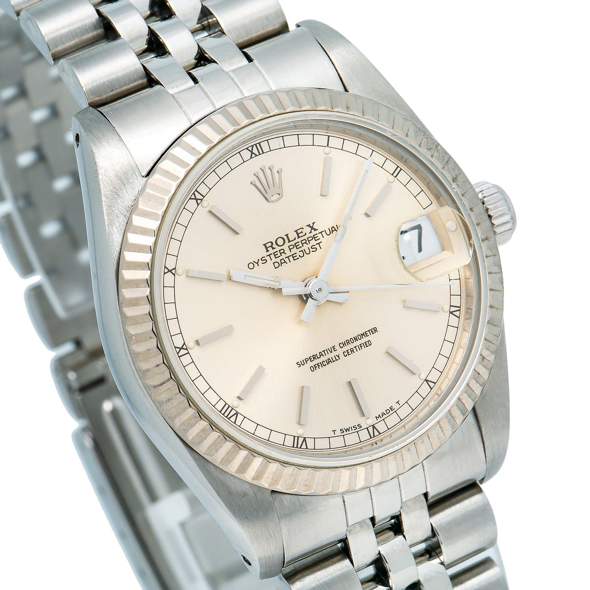 Rolex Datejust 68274 31MM Silver Dial With Stainless Steel Jubilee Bracelet