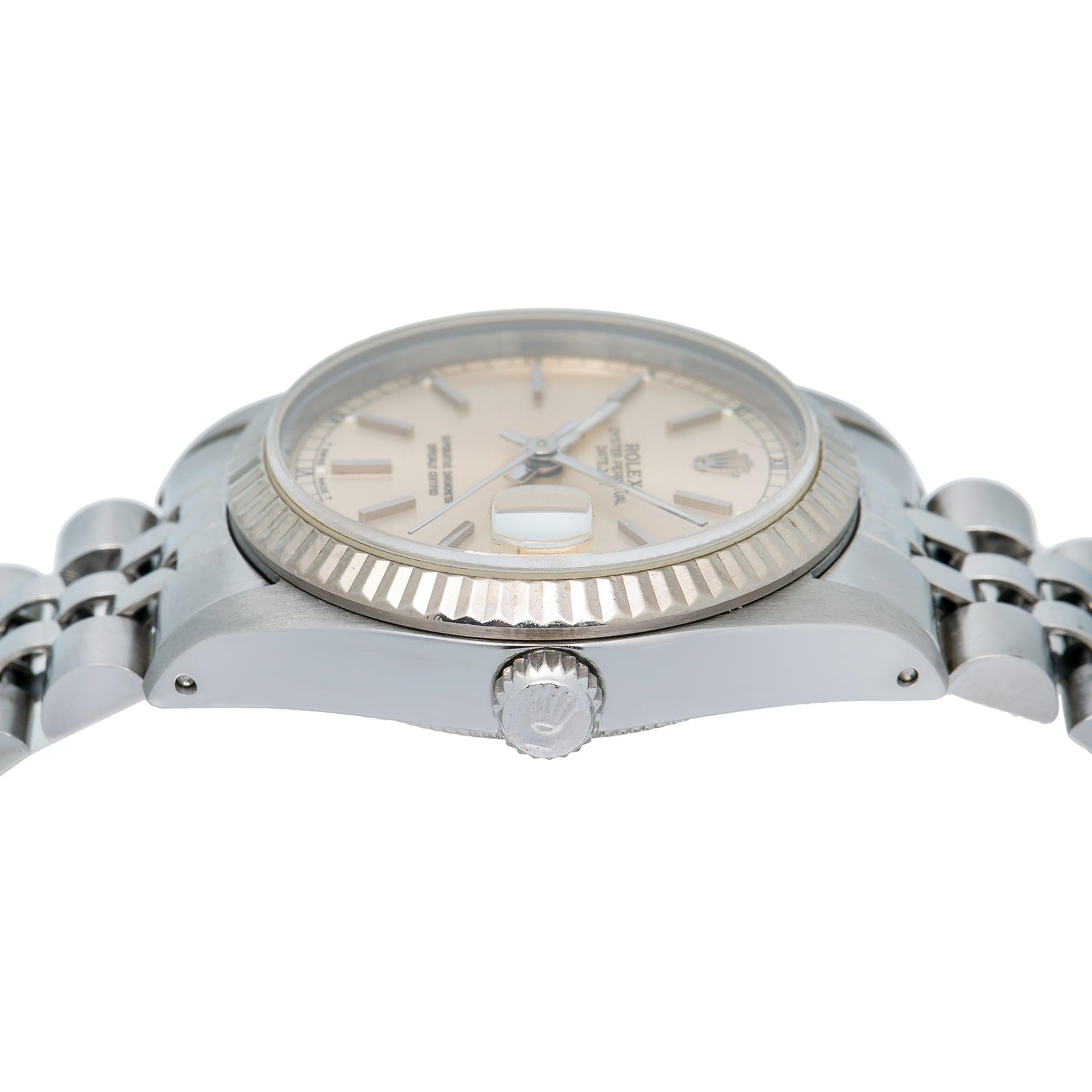 Rolex Datejust 68274 31MM Silver Dial With Stainless Steel Jubilee Bracelet